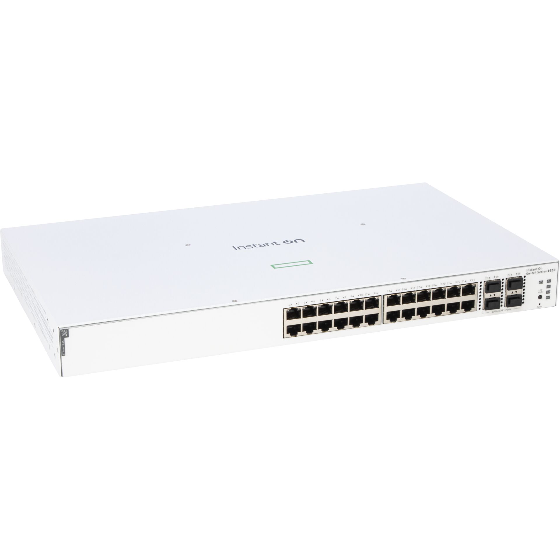 netzwerk-switch, 24-port, rack-mount, poe-optional, gigabit
