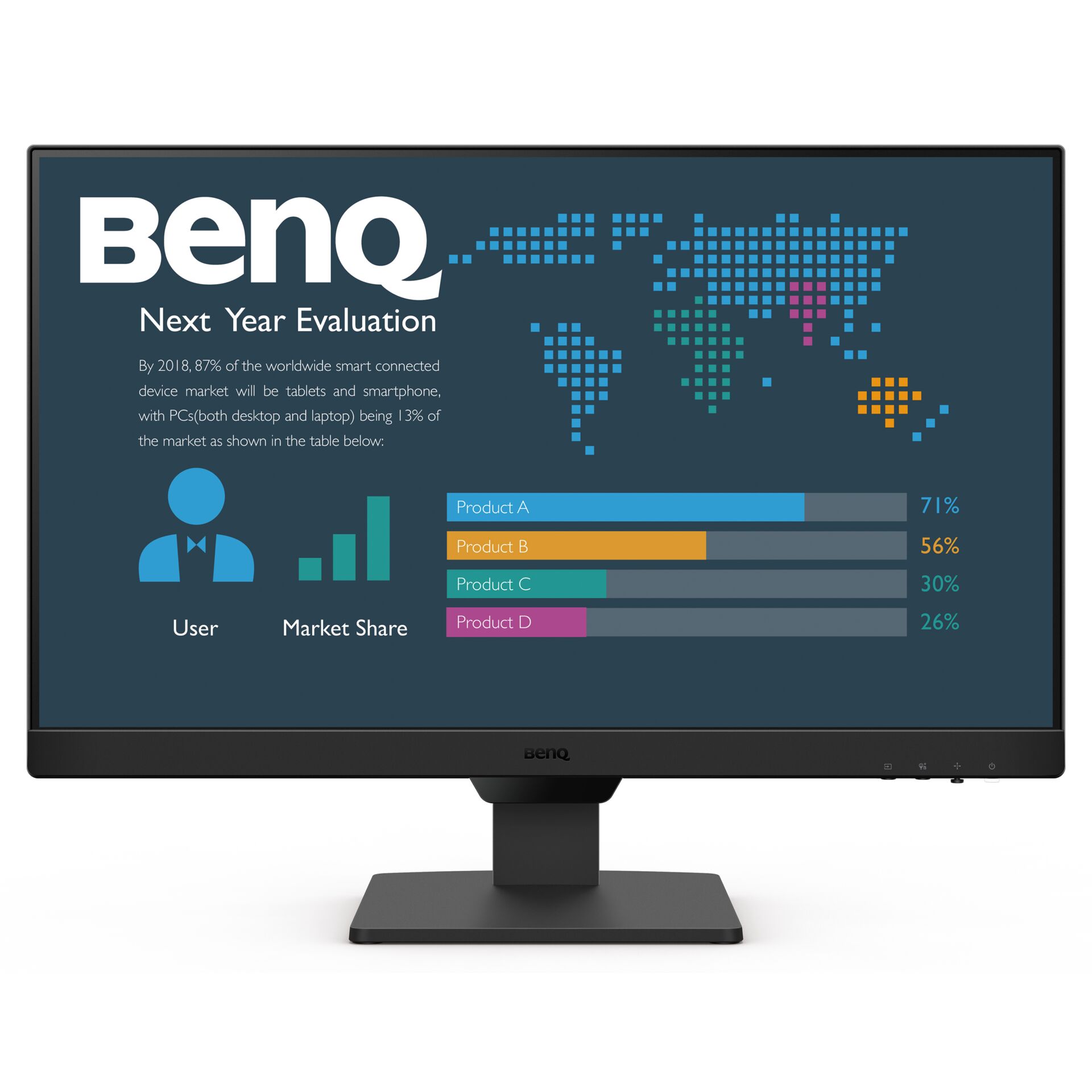 monitor, Anzeige, Ständer, BenQ, Geschäftsmonitor