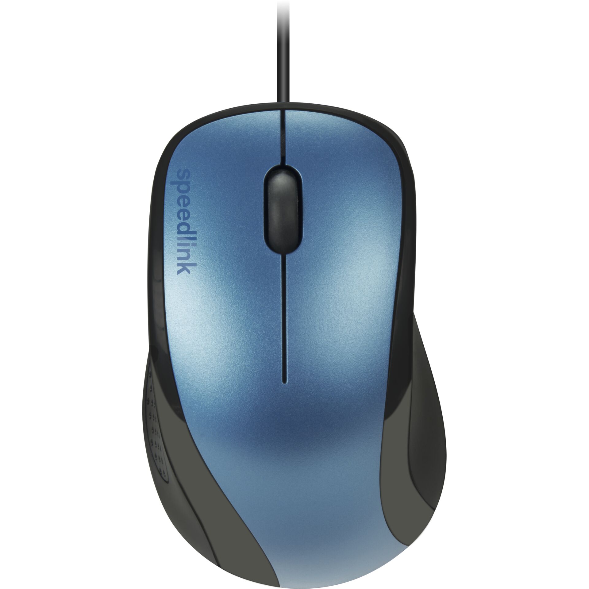 Computermaus, Kabelgebene Maus, Blauverlauf, optische Sensor, ergonomischer Griff