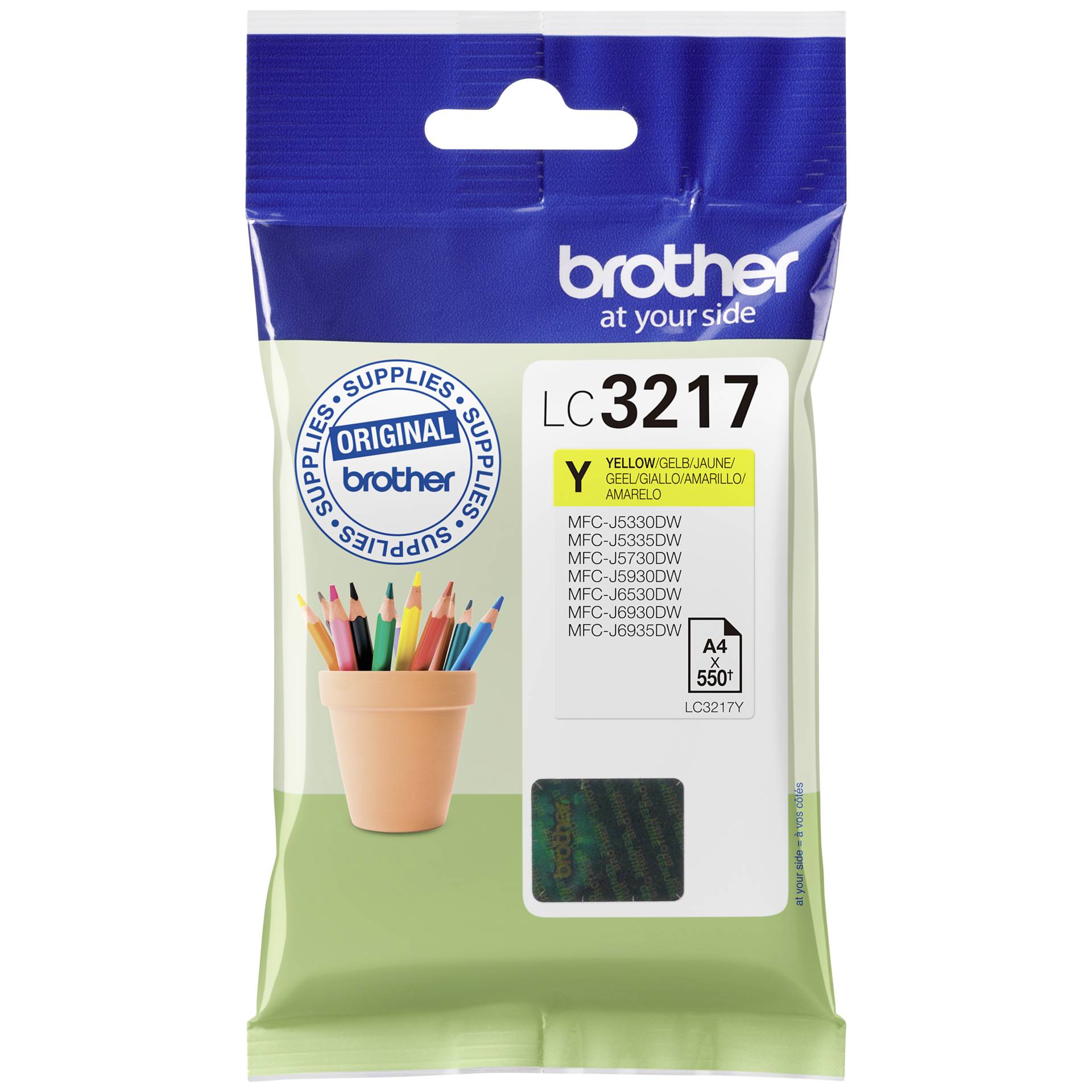 Brother LC-3217 Y zolty