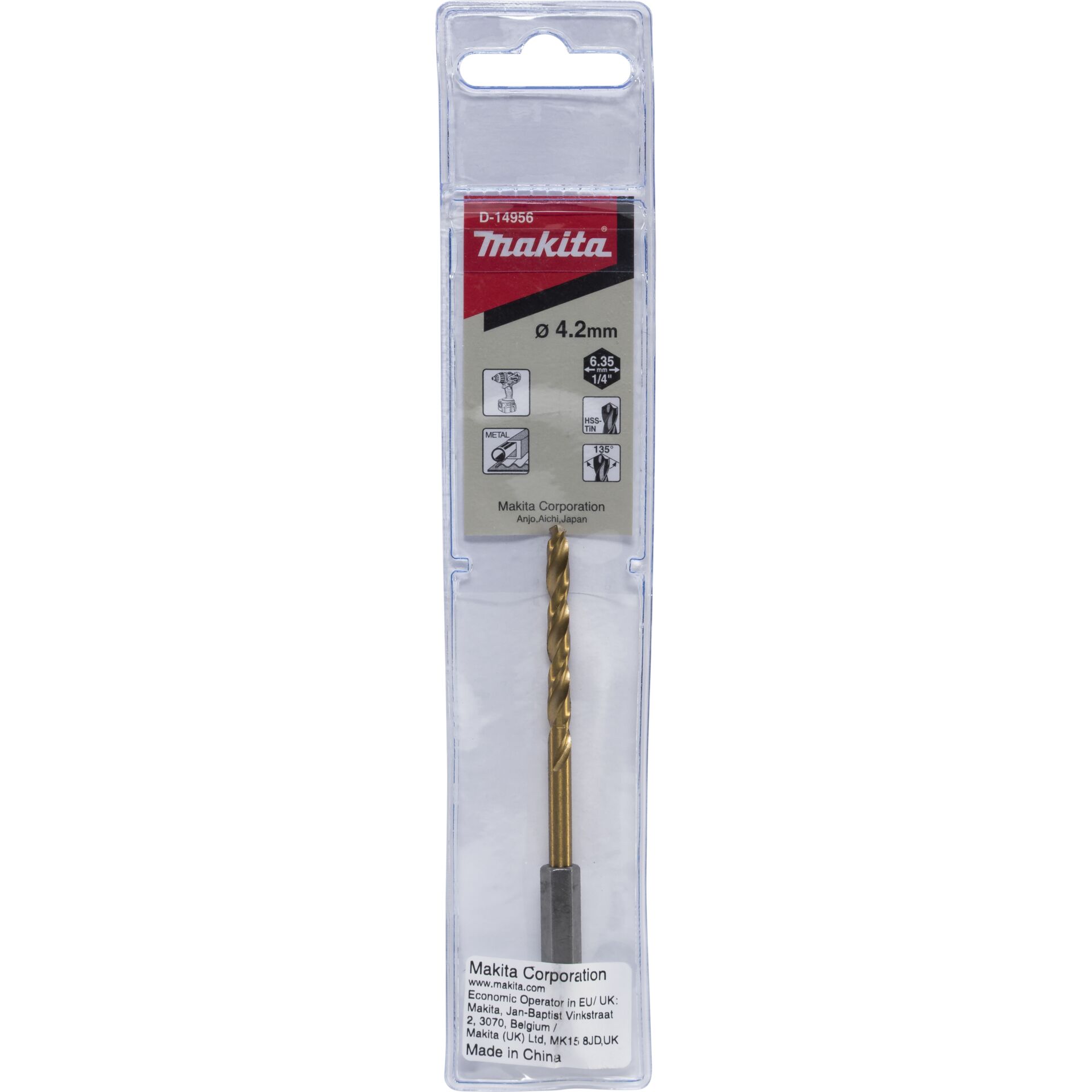 Makita Titanbohrer HSS 4,2mm