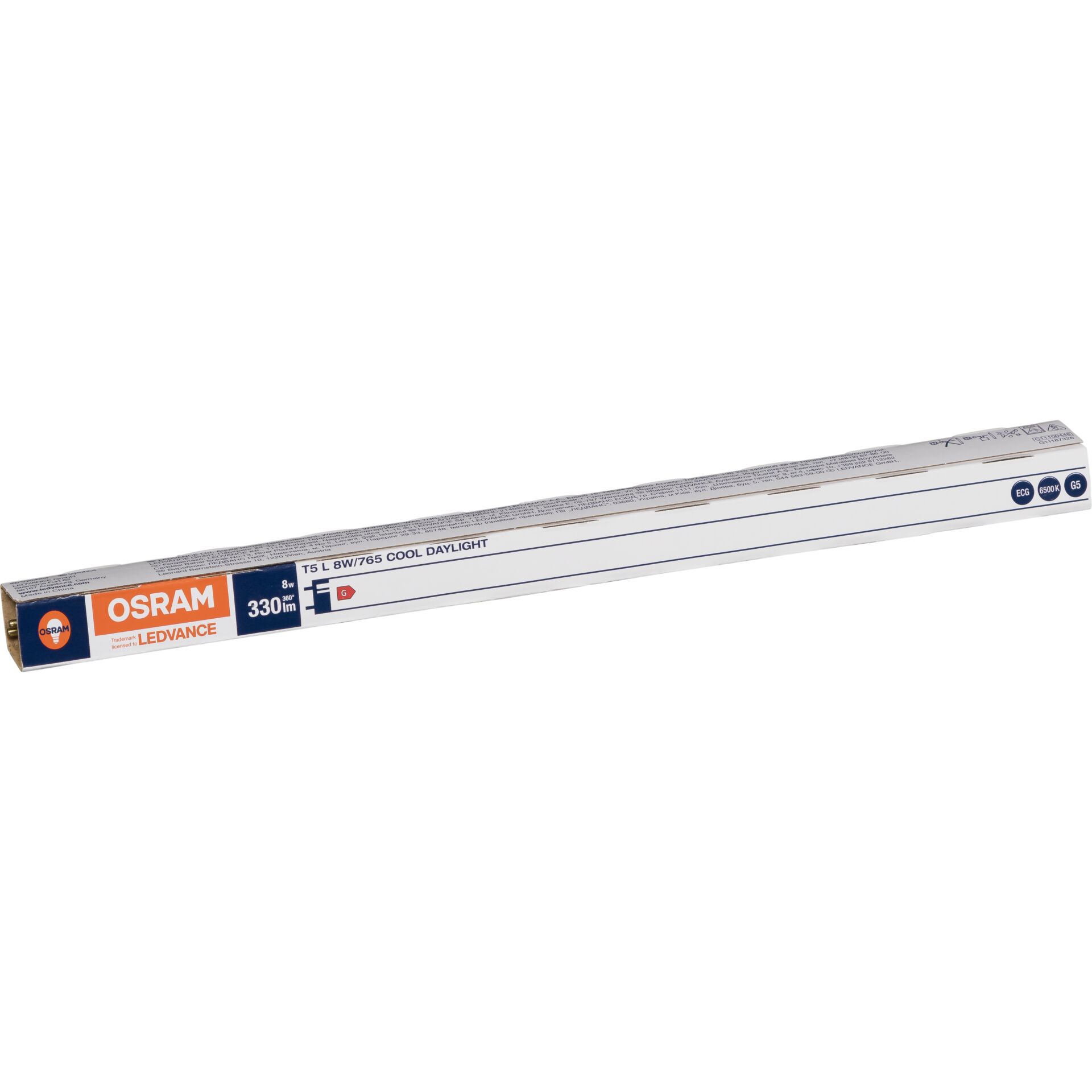 T5 Tube, LED Tube, Cool Daylight, Fluorescent Tube, 330 lm