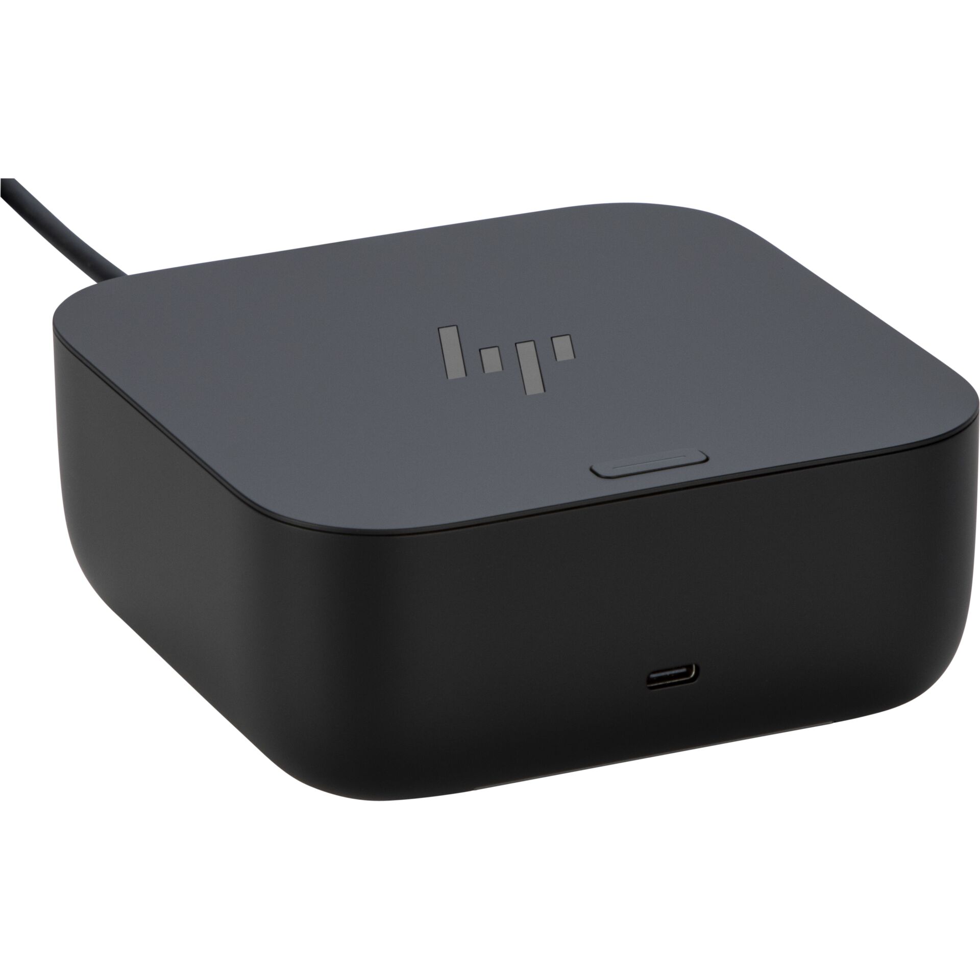 Dockingstation,  USB-C-Hub,  Wireless-Ladegerät,  kompakt,  schwarz