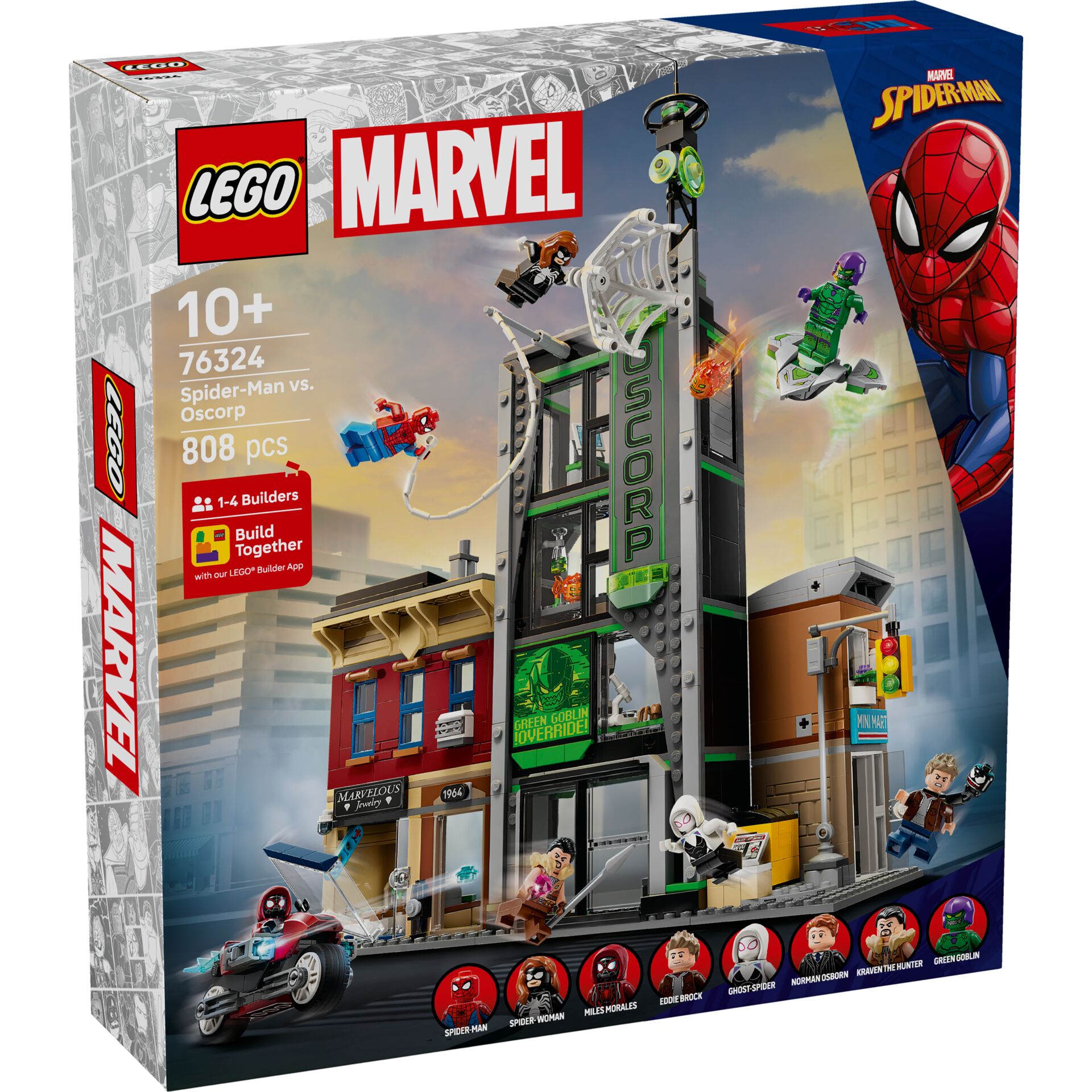 Lego, Marvel, Spider-Man, Baukasten, 808 Teile