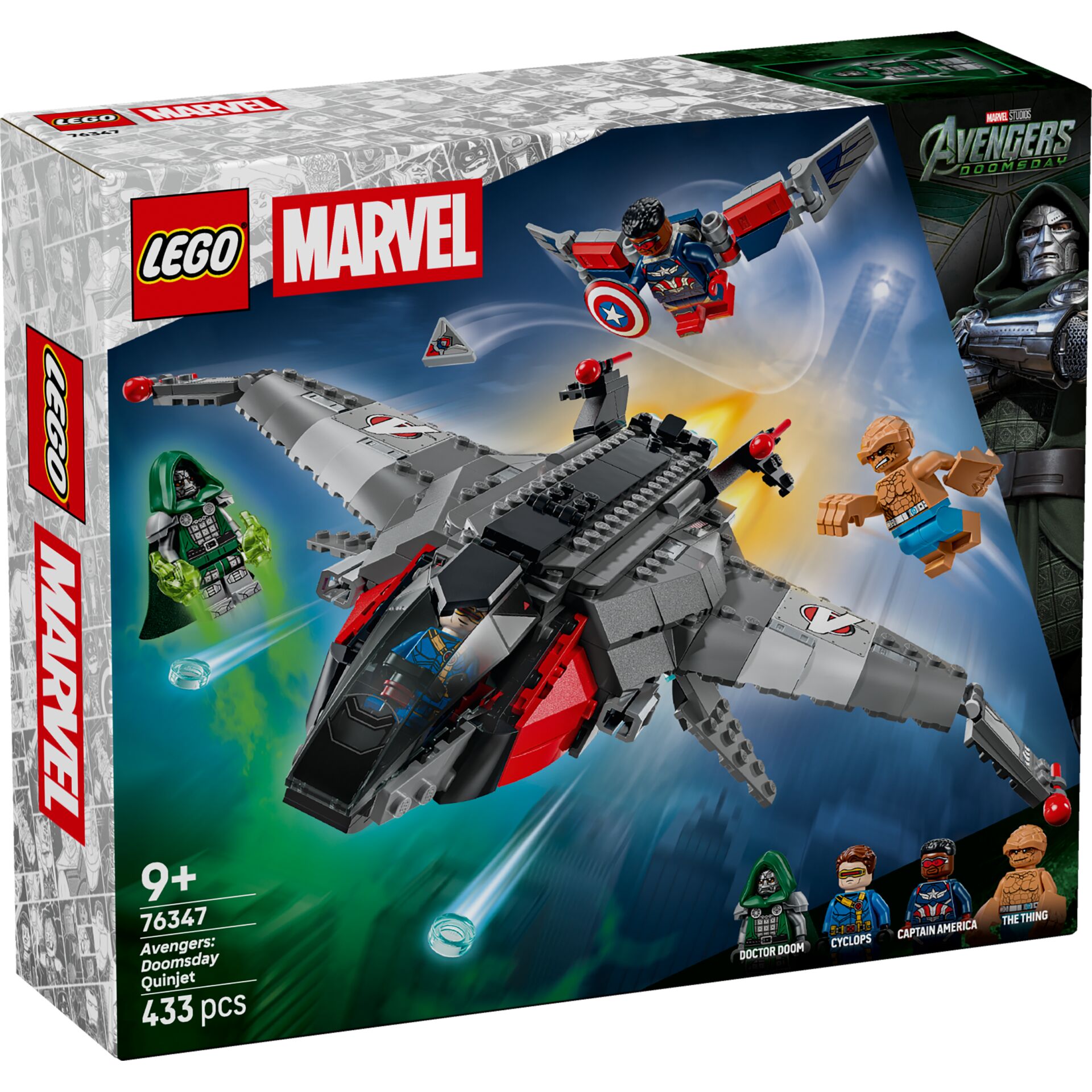 Lego, Marvel, Jet fighter, Aircraft, minifigures