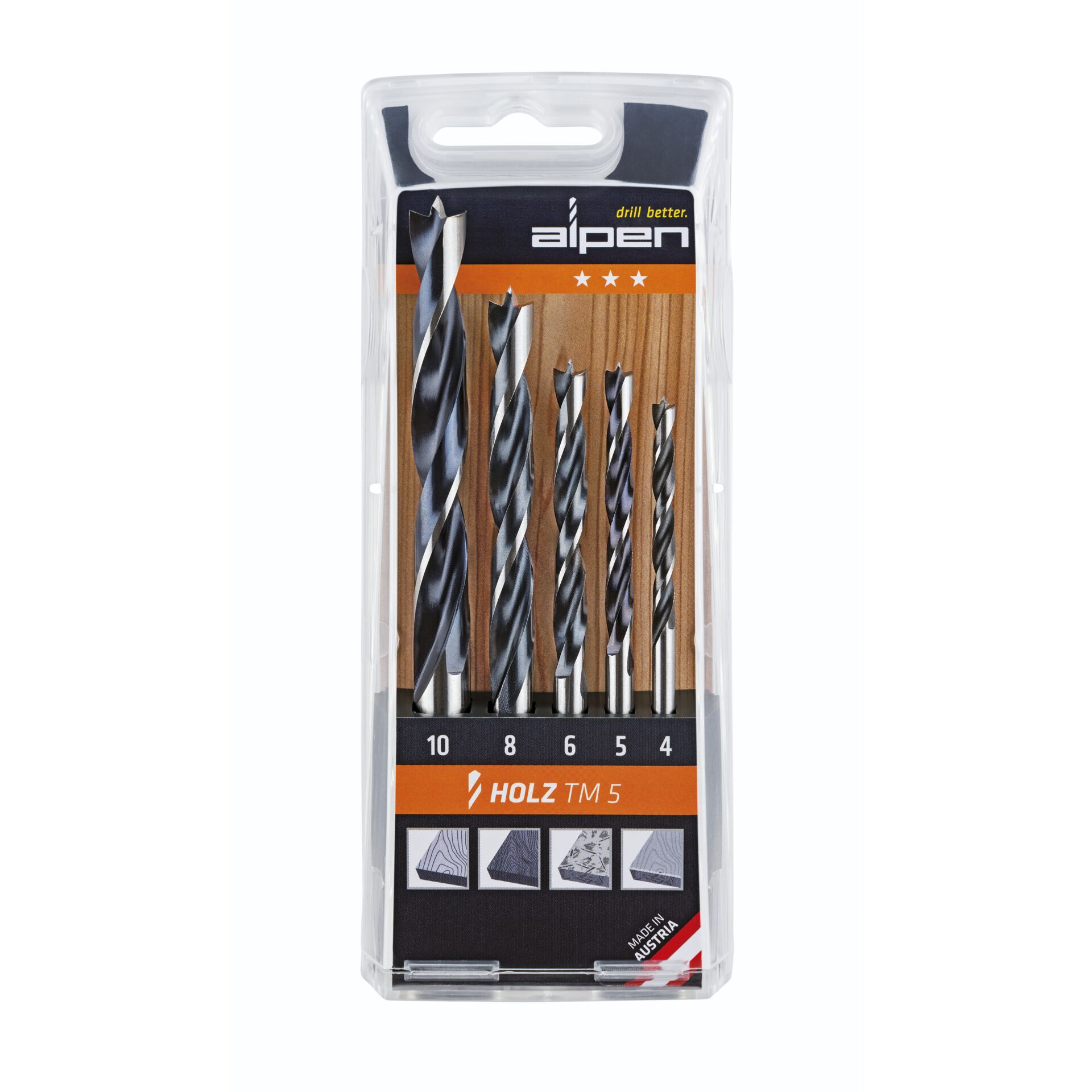 Alpen TM 5 Wood 4-5-6-8-10  mm