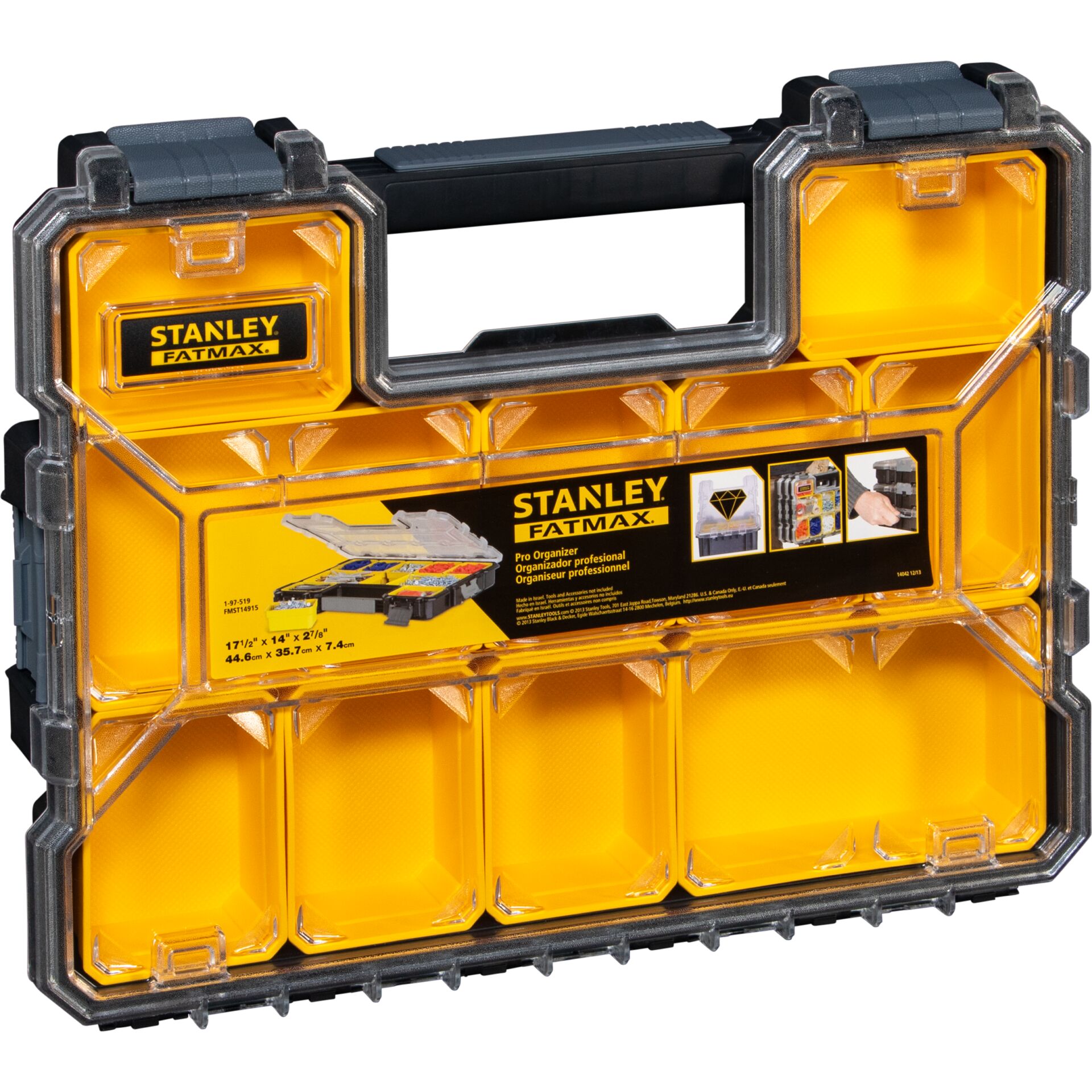 Werkzeugkoffer, Aufbewahrungskoffer, gelb, FatMax, Plastik Organizer, Werkzeugkoffer, Organizer, Fatmax, Kasten, Aufbewahrungsbox