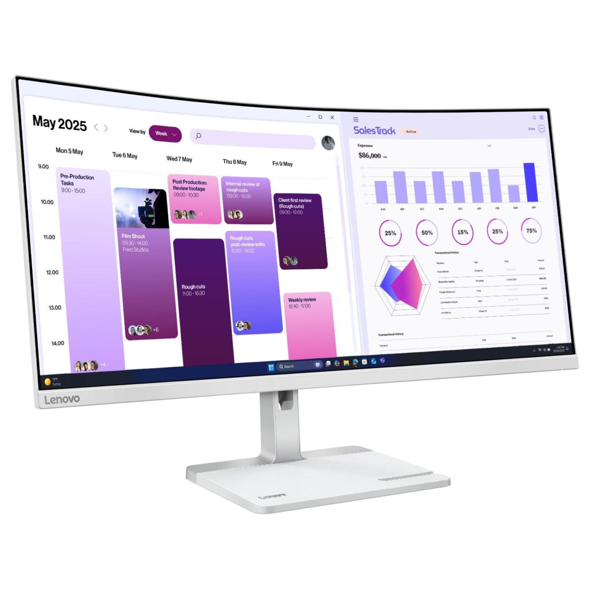 monitor, lenovo, all-in-one, ultra-wide, business-monitor