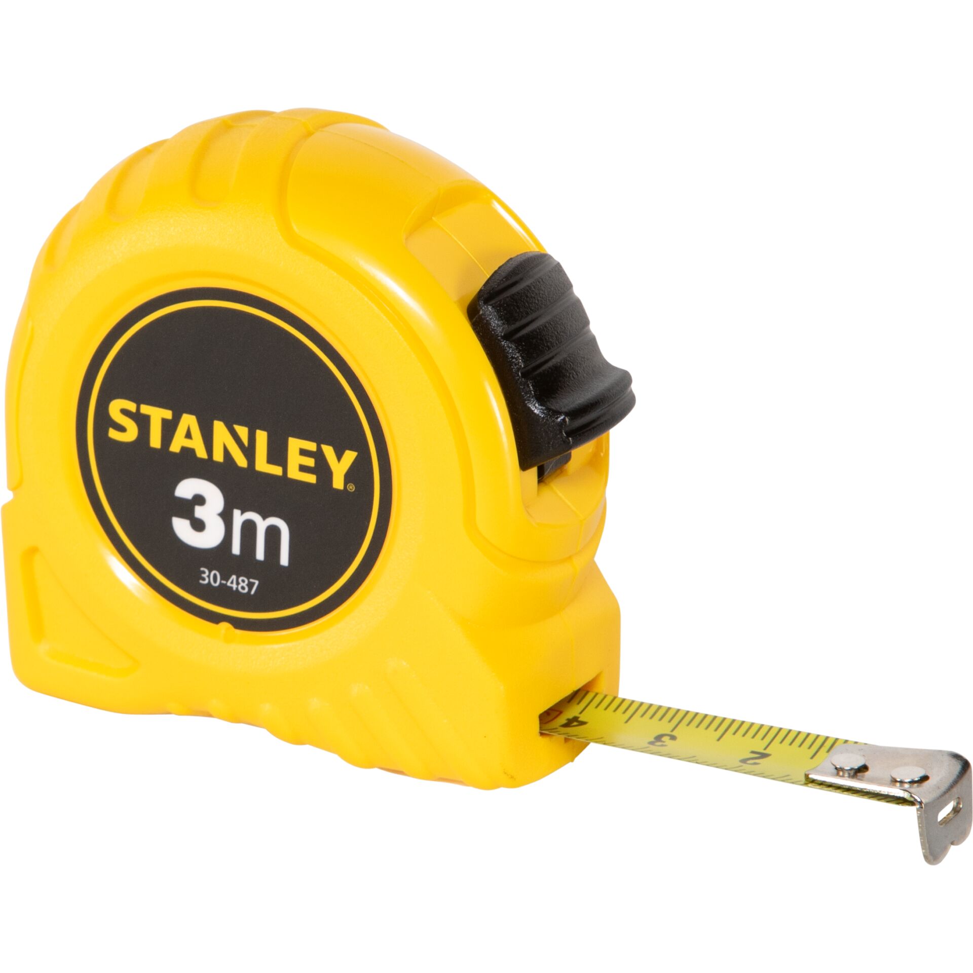 Maßband, Messband, Gelbe Gehäuse, 3 m Maßband, Ausziehbares Maßband, Tape measure, Measuring tape, Gelber, Verschiebbare Maßband, Metrisches Band
