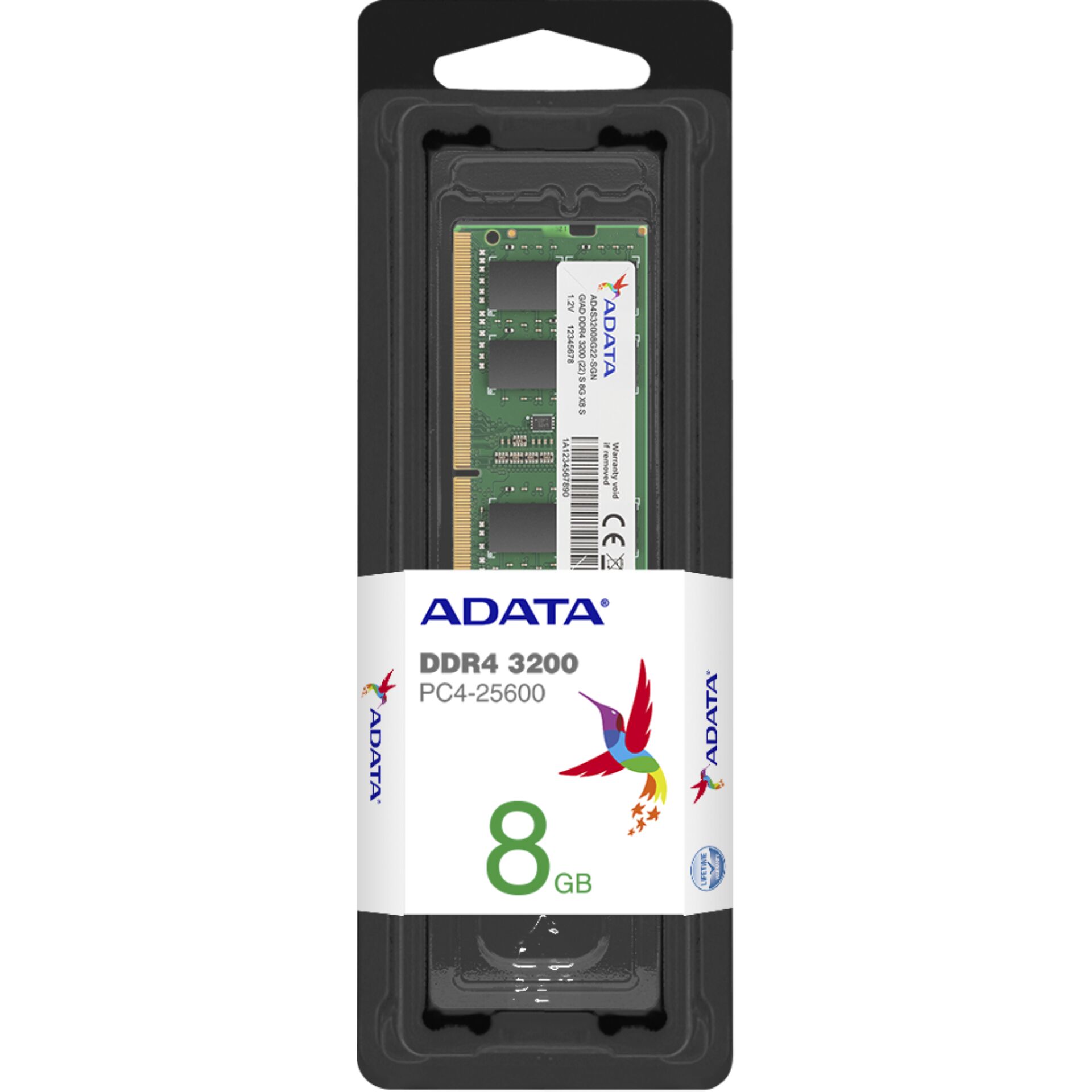 RAM, DDR4, 8GB, PC4-25600, SO-DIMM