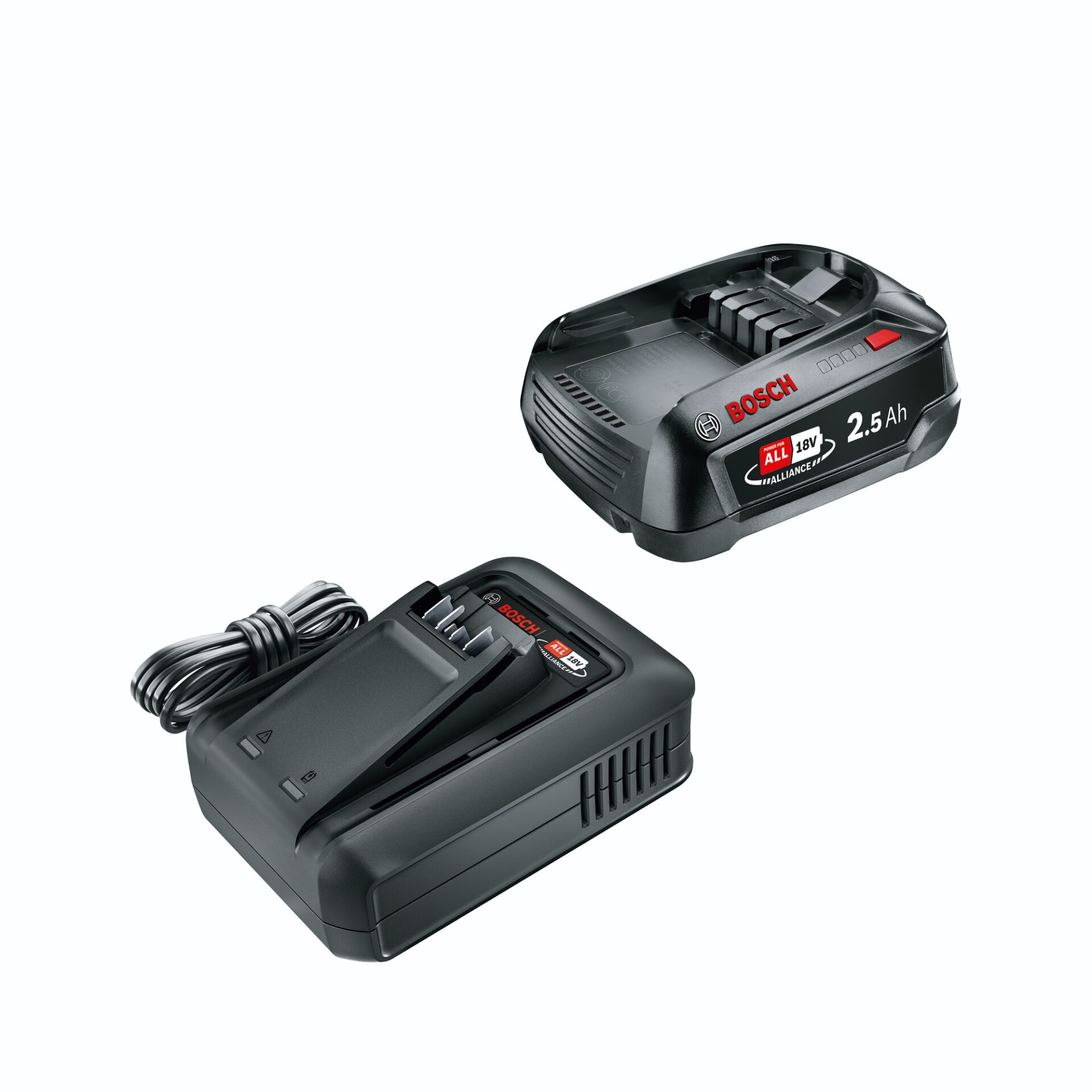 Akku, Batterie, Li-Ion, Ladegerät, 2.5Ah