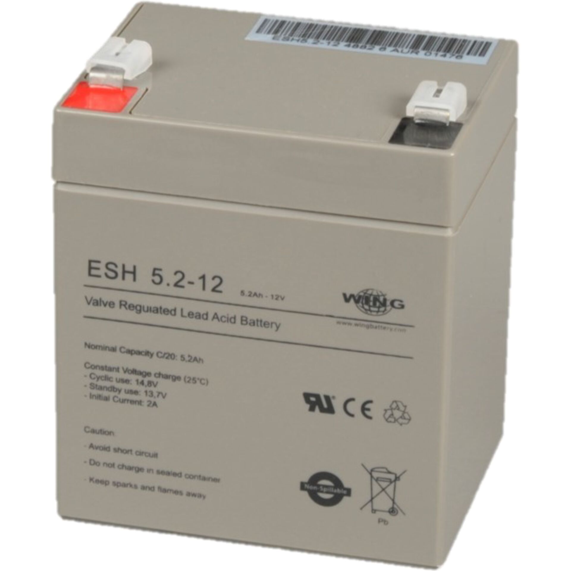 Blei-Akku, 12V, Valve-regulated, Lead-Acid, Batterie