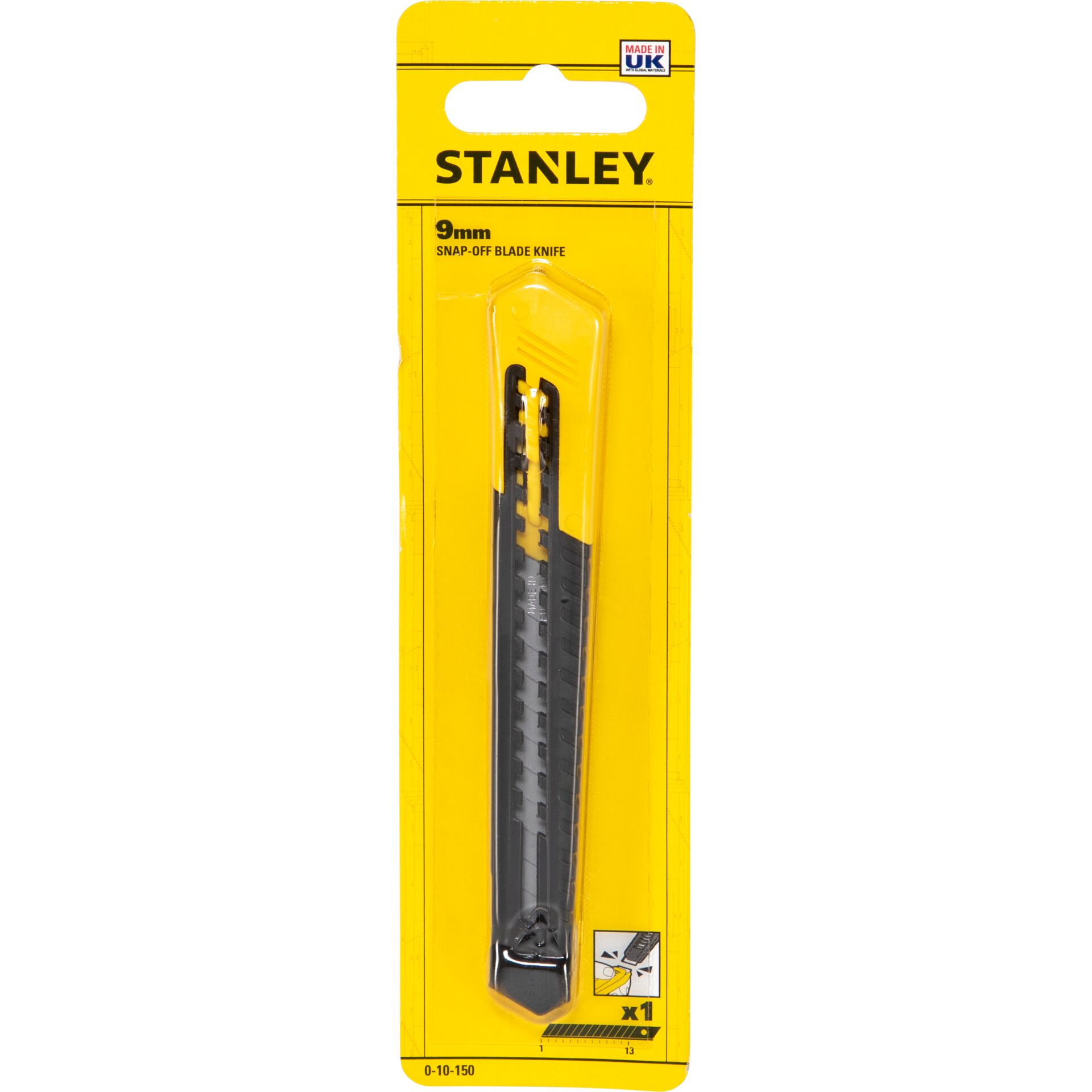 Stanley Messer, Trennmesser, Knickmesser, 9 mm, Abnutzungsklinge?