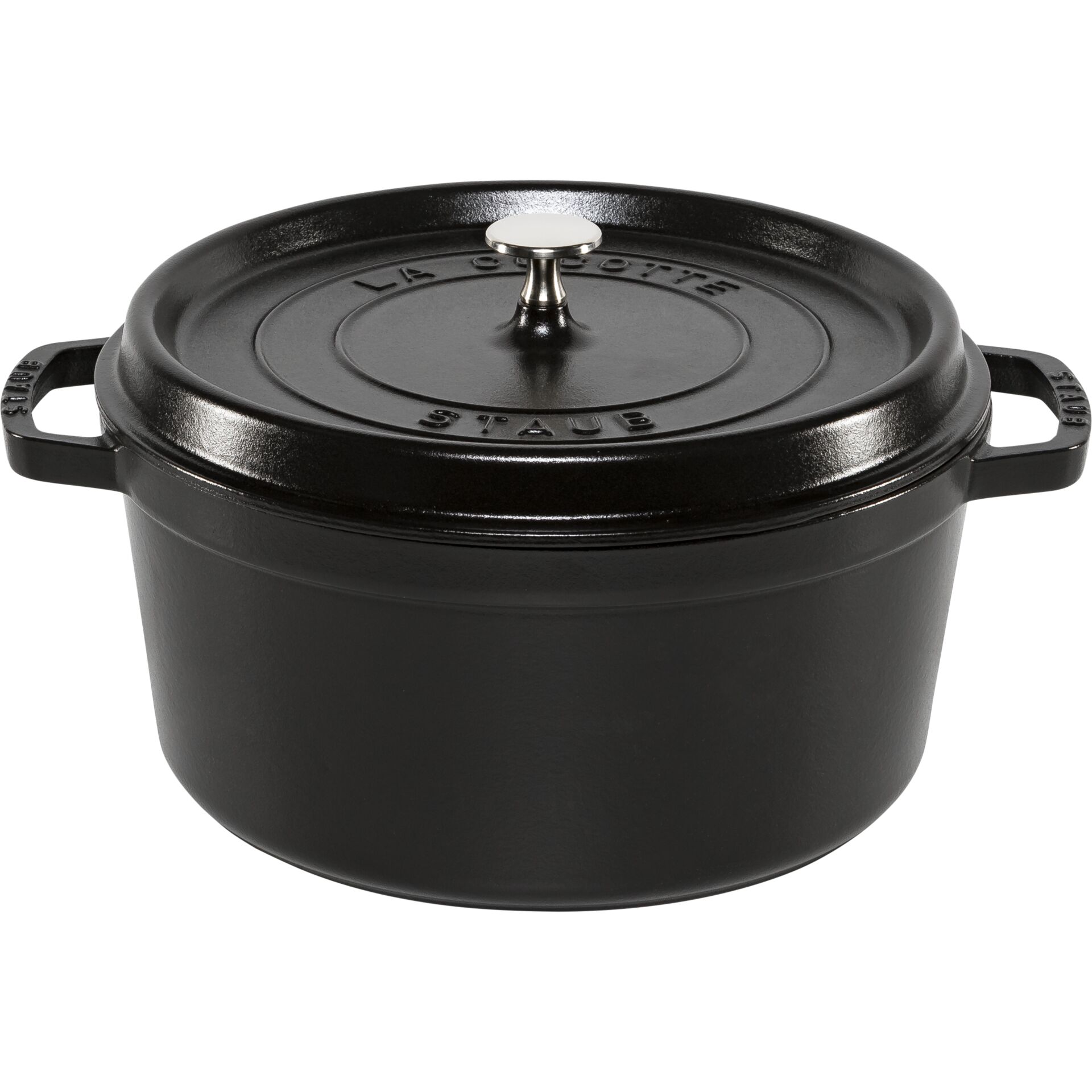 Dutch oven, cast iron, schwarz, geschlossene Pfanne, Herdtopf