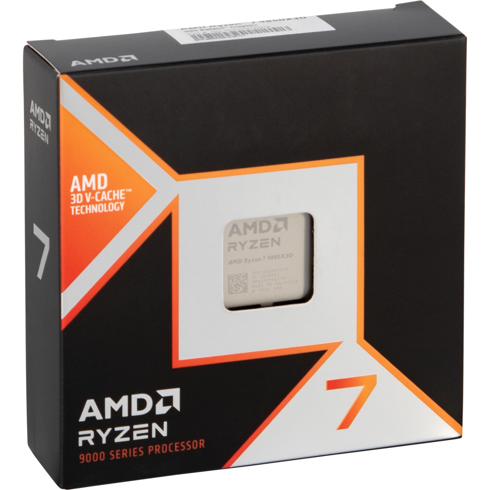 CPU, AMD Ryzen, 9000 Series, 3D V-Cache, box packaging