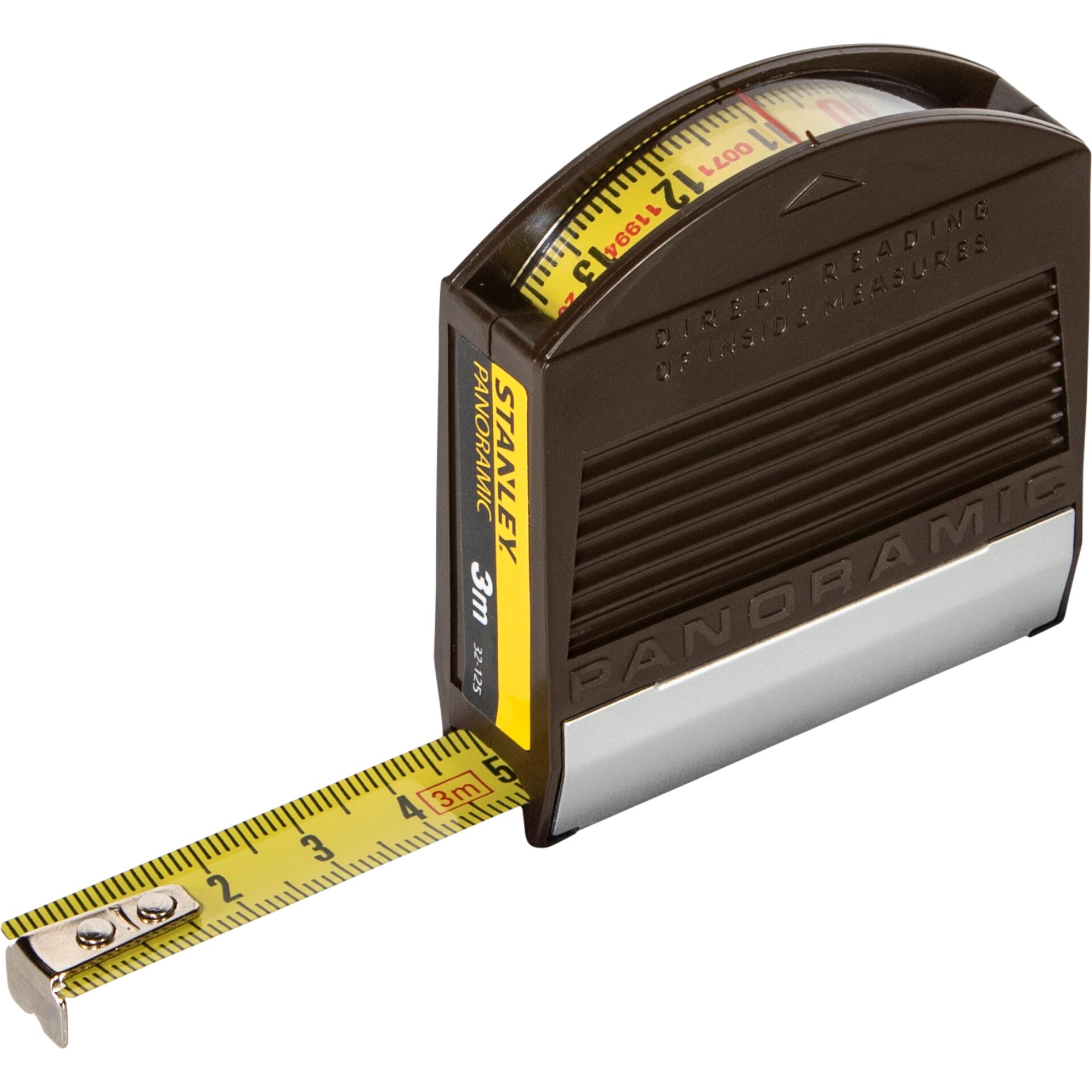 Stromstärkeschalter, Spannungsanzeige, Schraubencase, Steckerts, Netzgerät, Maßband, Messband, 3 m, Stanley, Gehäuse schwarz gelb