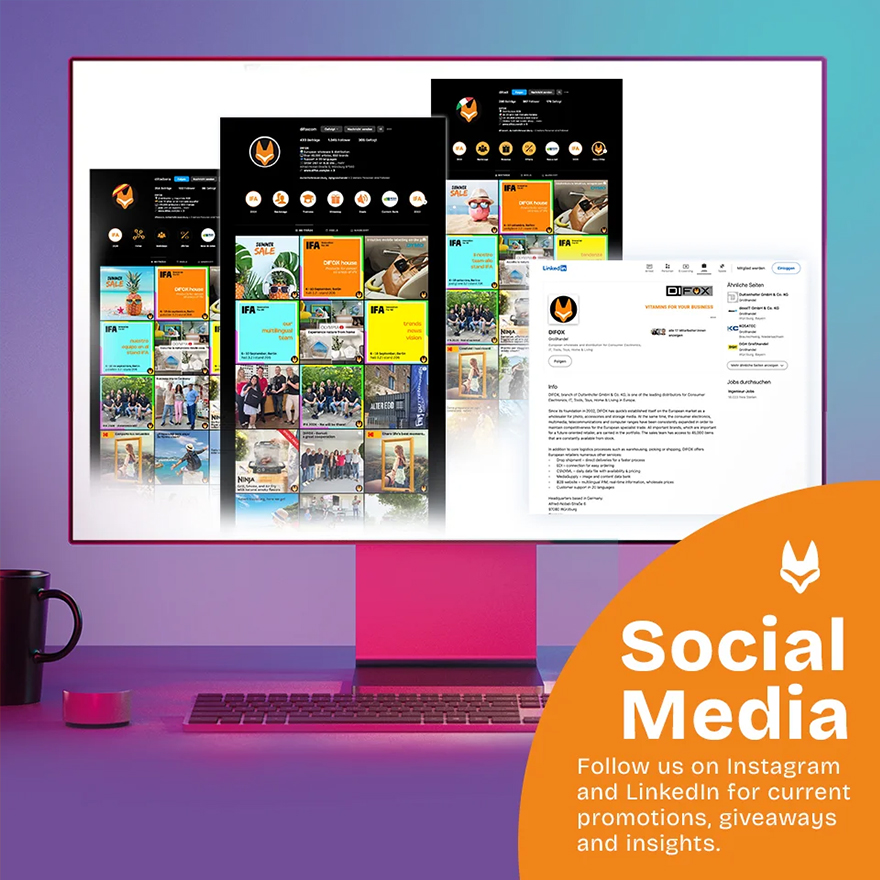 social media, monitor, collage, advertisement, newsletter