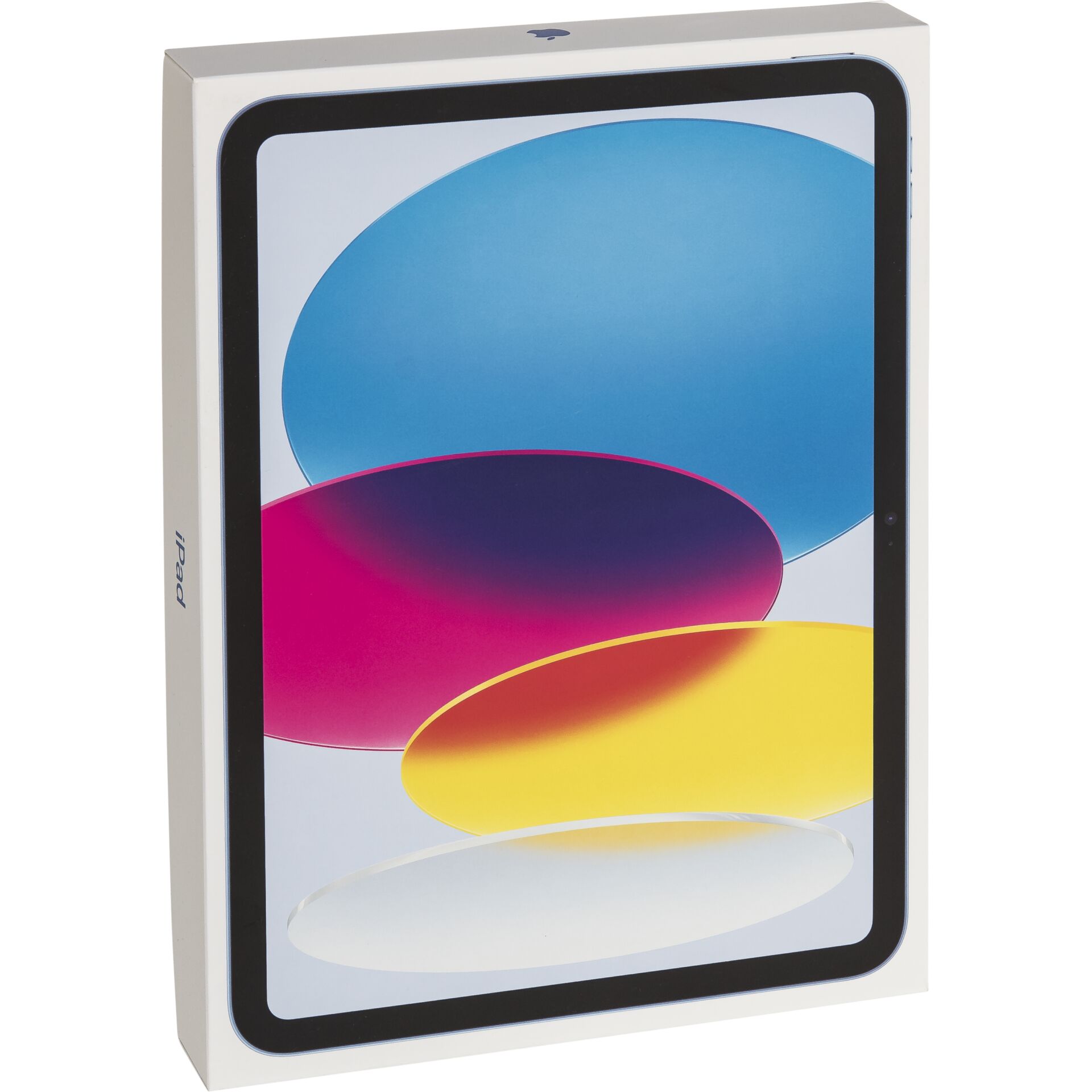 Tablet, iPad, Box, Blau, bunte Anzeige