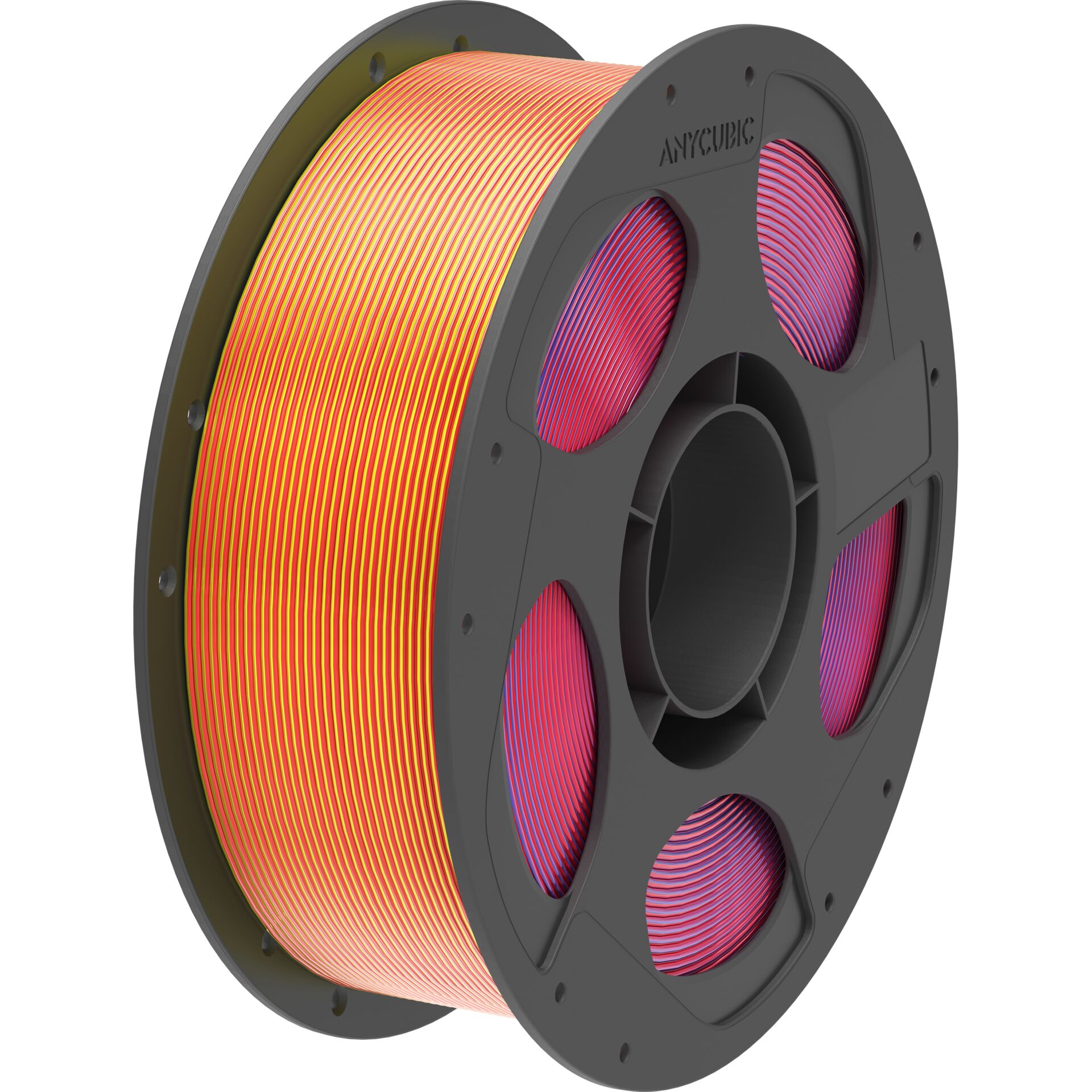 3D-Druck Filament, PLA Filament, Mehrfarbig, Spule, Dünne Fäden