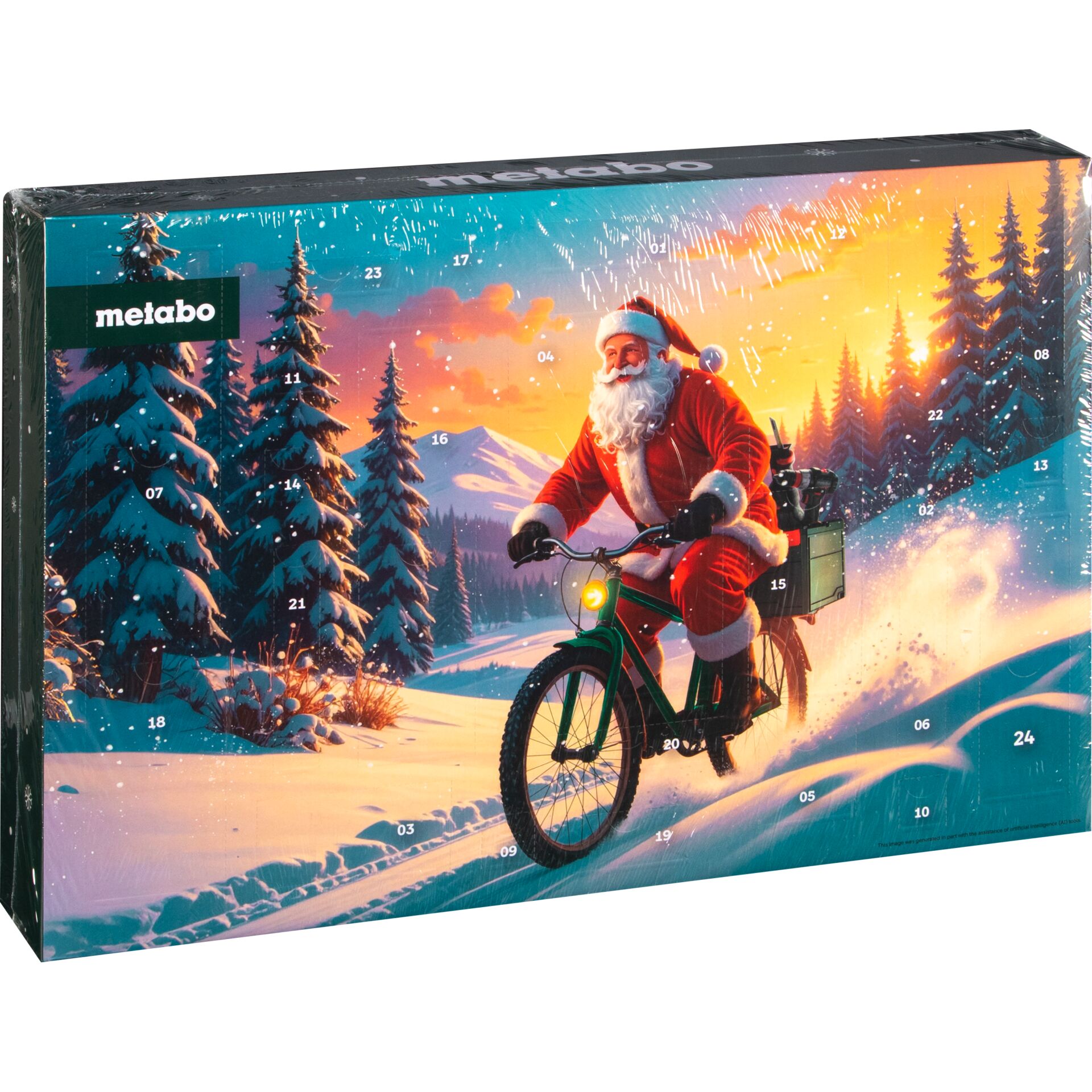 adventskalender,  puzzles,  weihnachtsthema,  santa auf dem fahrrad,  winterlandschaft, Adventskalender, Fahrrad, Weihnachtsmann, Winter, Advent