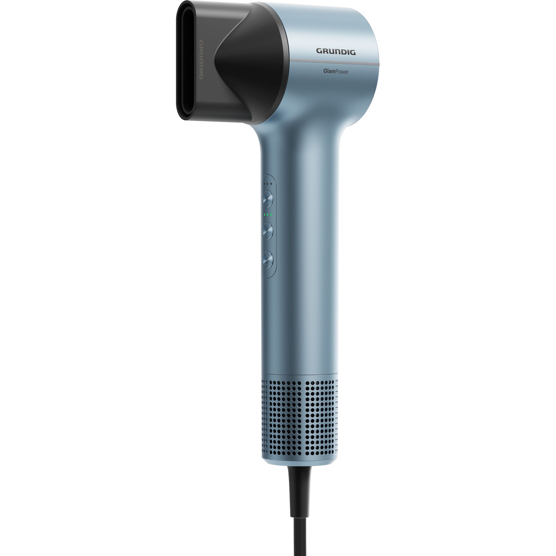 Haartrockner, Föhn, Perlmuttblau, Kaltstufe, Ionentechnologie