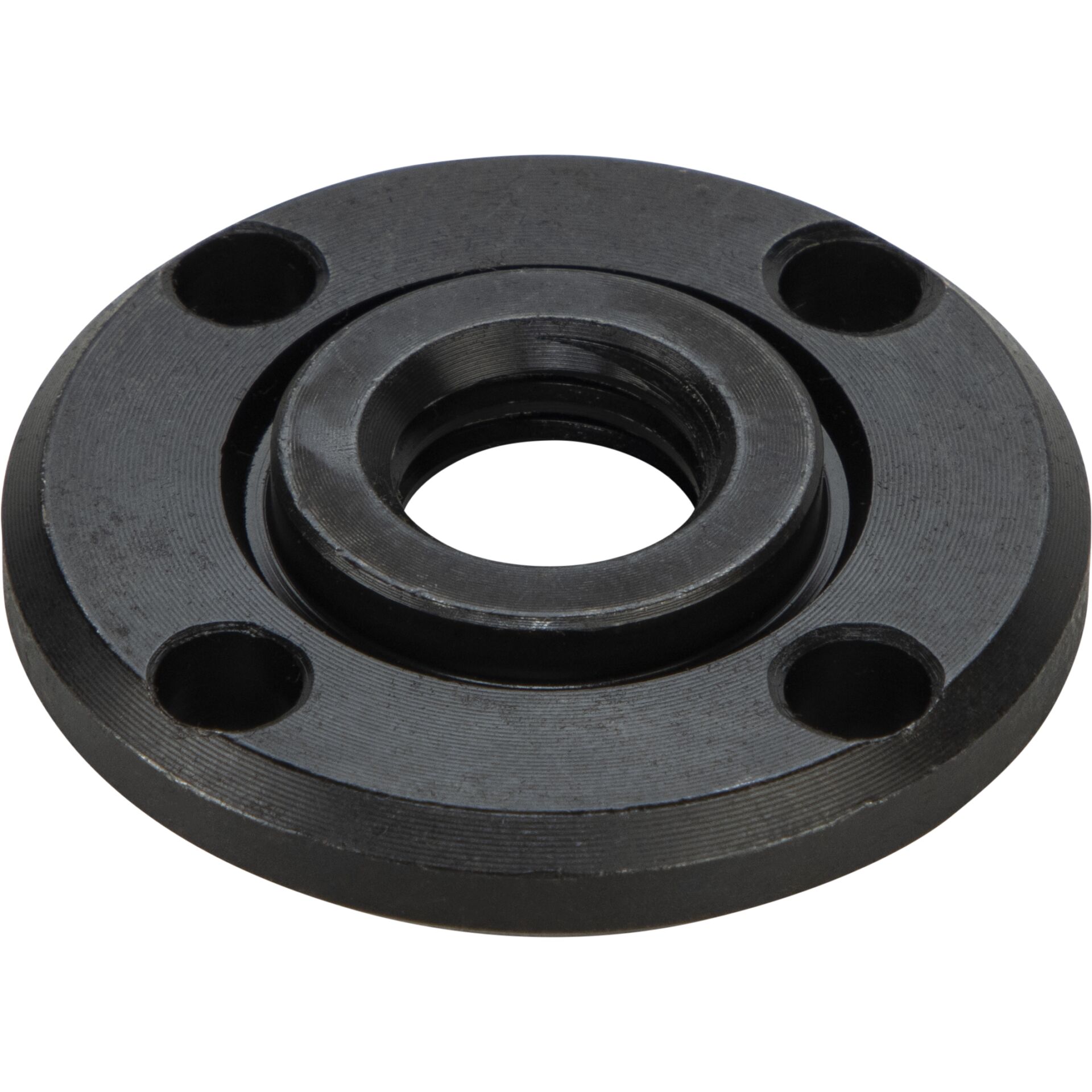 Flansch, Flanschkupplung, Gummiverschluss, Metallring, Montagedisc, Flansch, Lagerflansch, Schwarz, Metall, Rundflansch