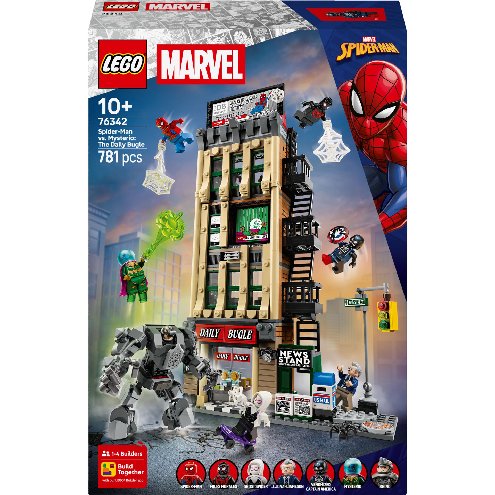 lego, marvel, spider-man, baukasten, städte