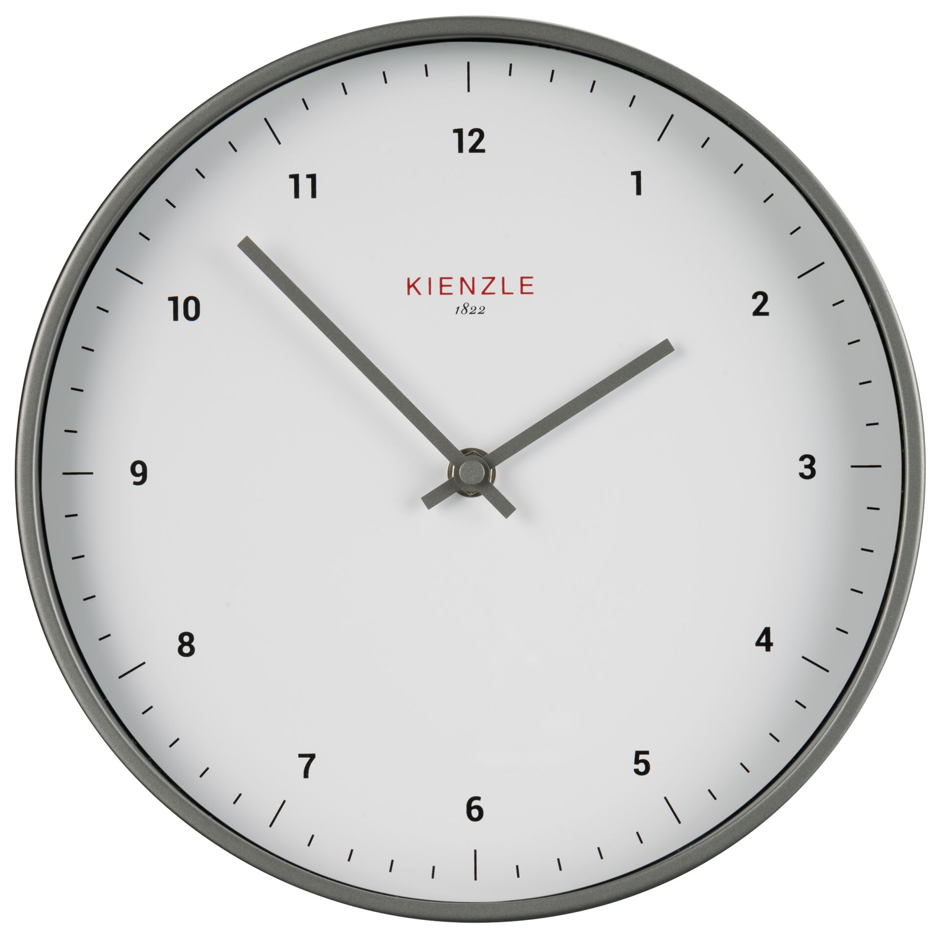 Wanduhr, Wanduhren, runde Uhr, Metallrahmen, minimalistisch