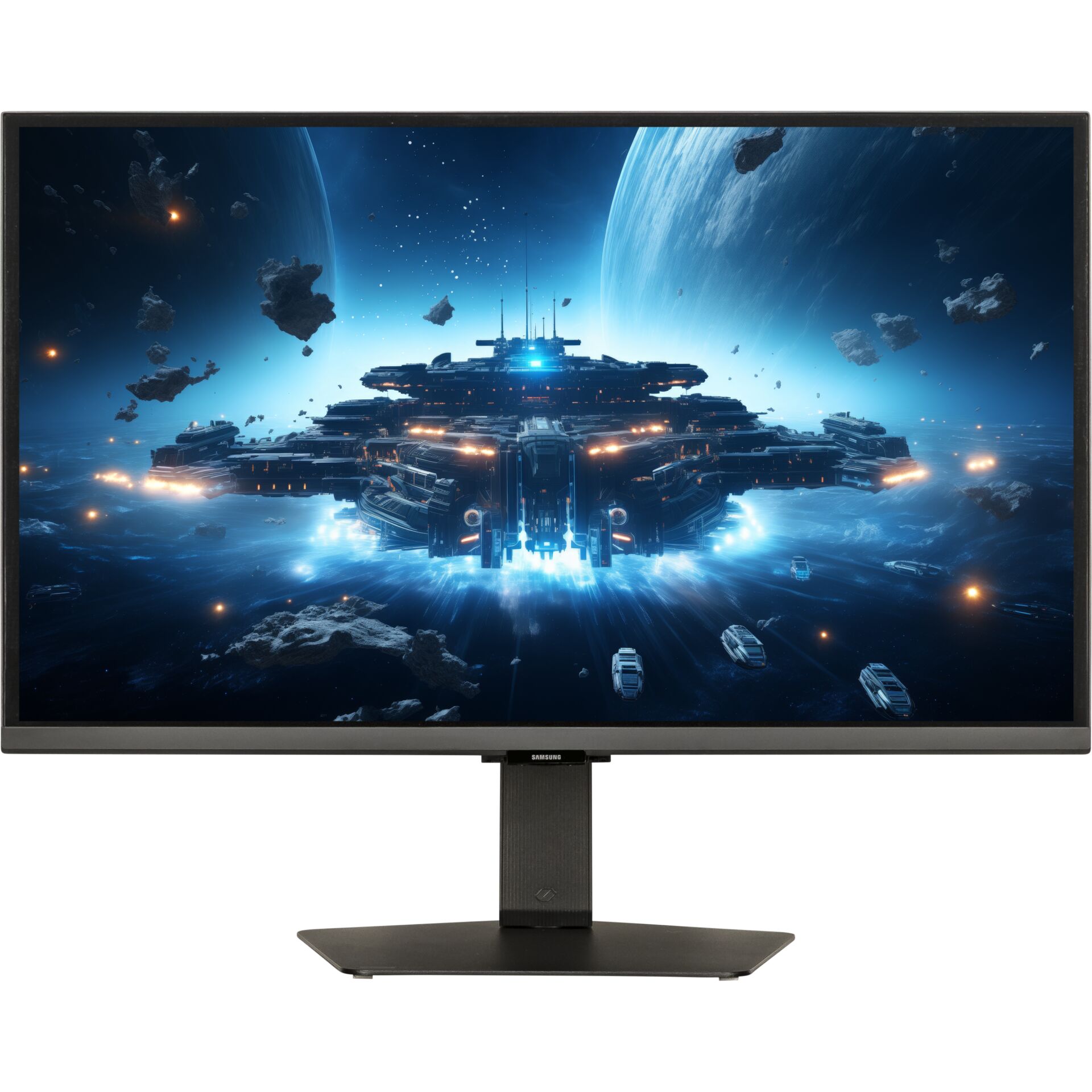 monitor, Display, Außerirdisches Raumschiff, Weltraumszene, schlanker Stand
