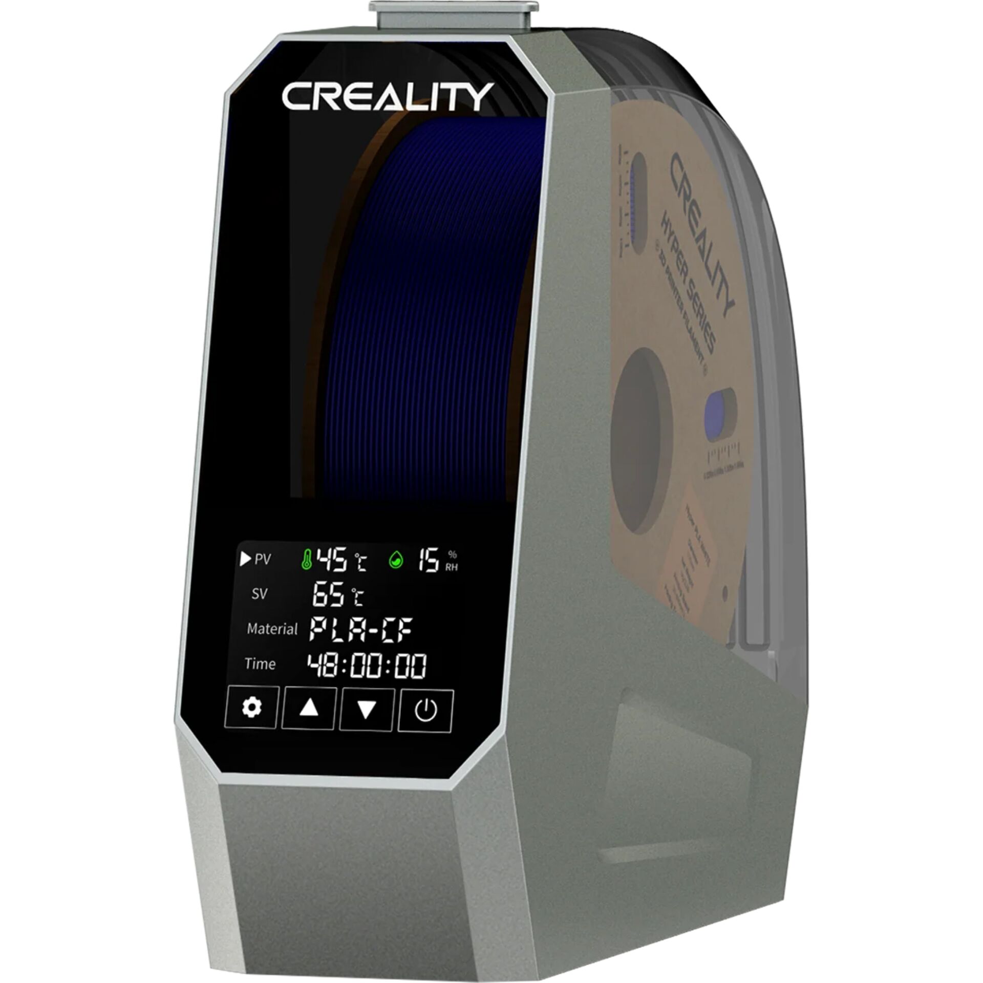 3D-Drucker, Filament, PLA-CF, Nylon, LED-Anzeige