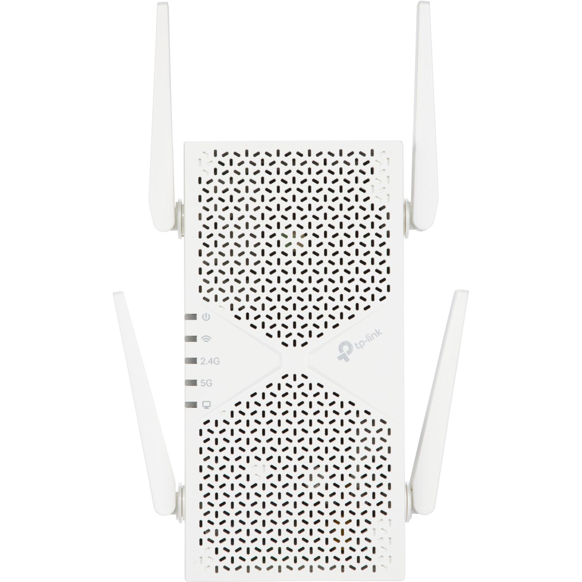 WLAN-Repeater, Vier Antennen, Dualband, Weiß, Statusanzeigen