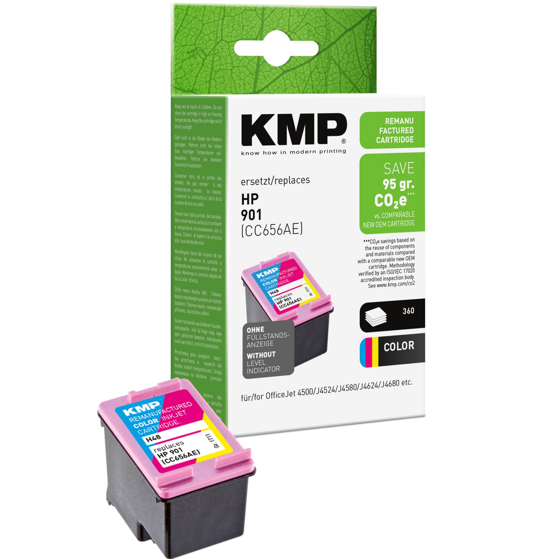 Computerausrüstung, Werbung, Plakat, Adapter, Tintenpatrone, HP 901, KMP Patrone, Farbpatrone, Color Ink Cartridge