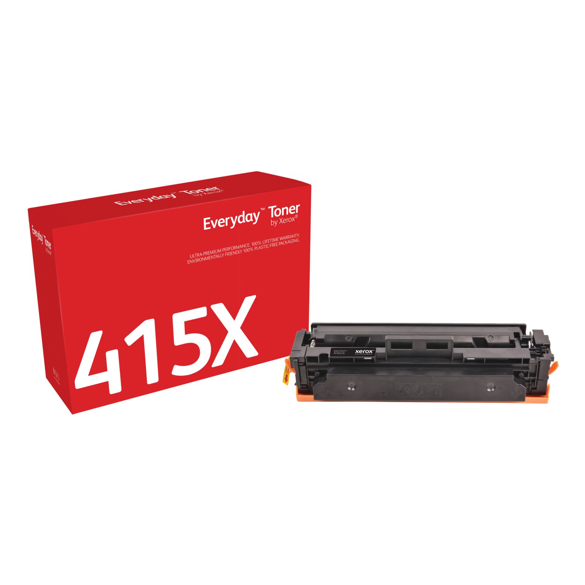 Toner, Tonerpatrone, Xerox kompatibel, 415X, Orangene Akzente