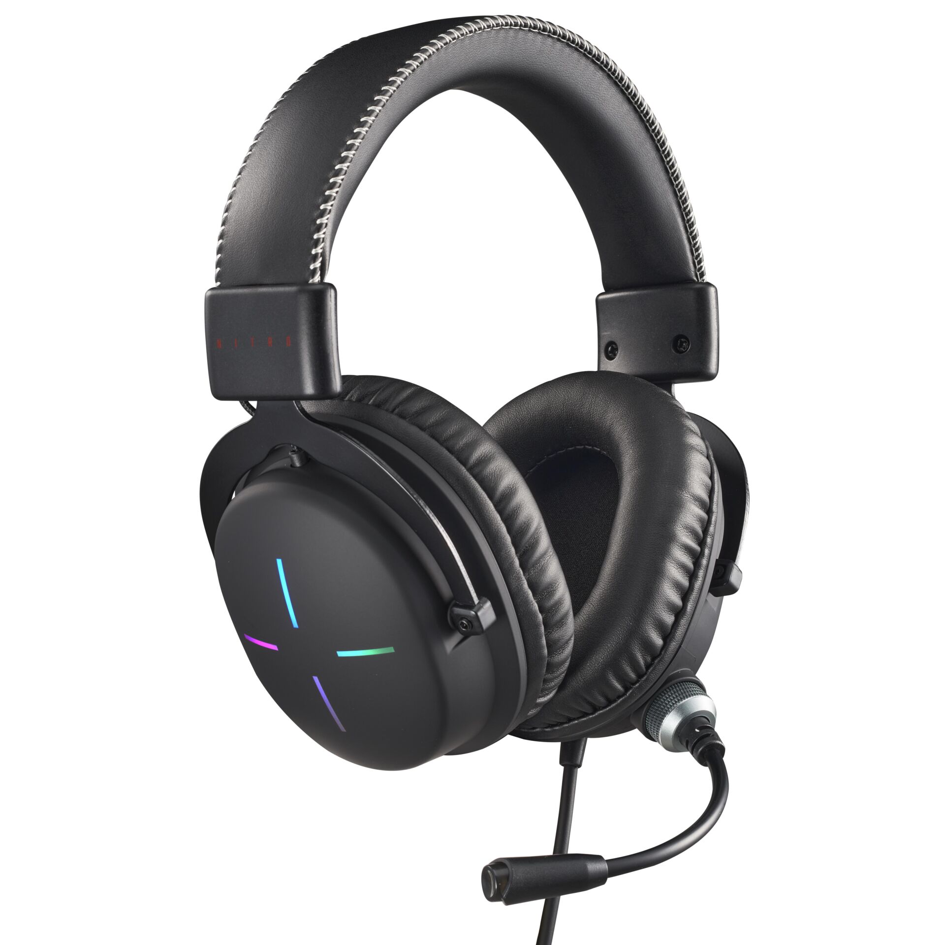 Kopfhörer, Over-Ear, USB-Mikrofon, RGB-Beleuchtung, Kabelgebunden