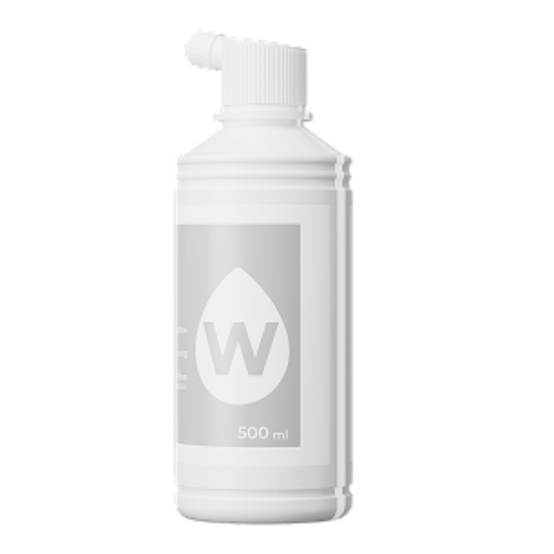 Flasche, 500 ml, klar, Dosiersystem, Einwegflasche