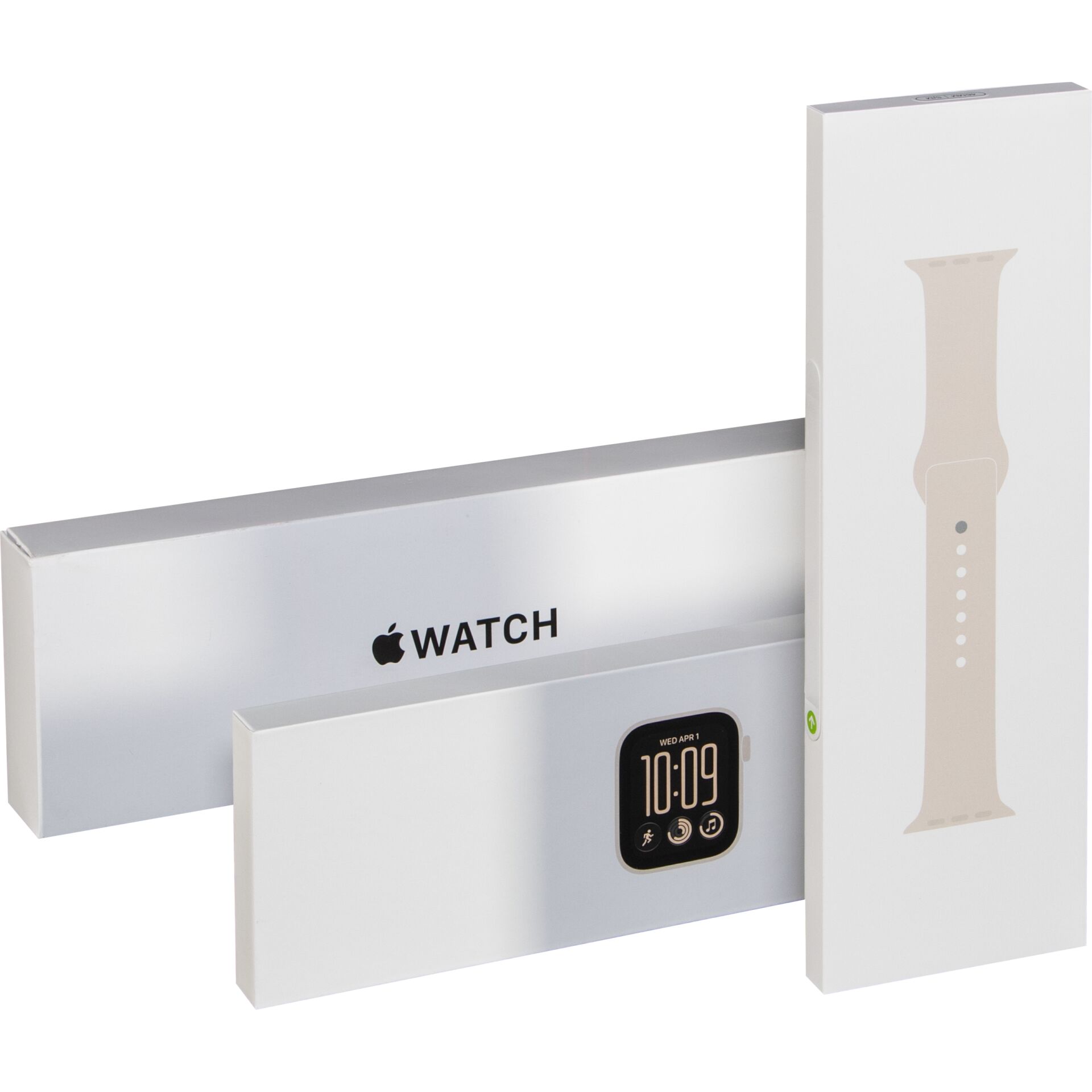 apple watch, uhrband, verpackung, smartwatch, beige schuhband