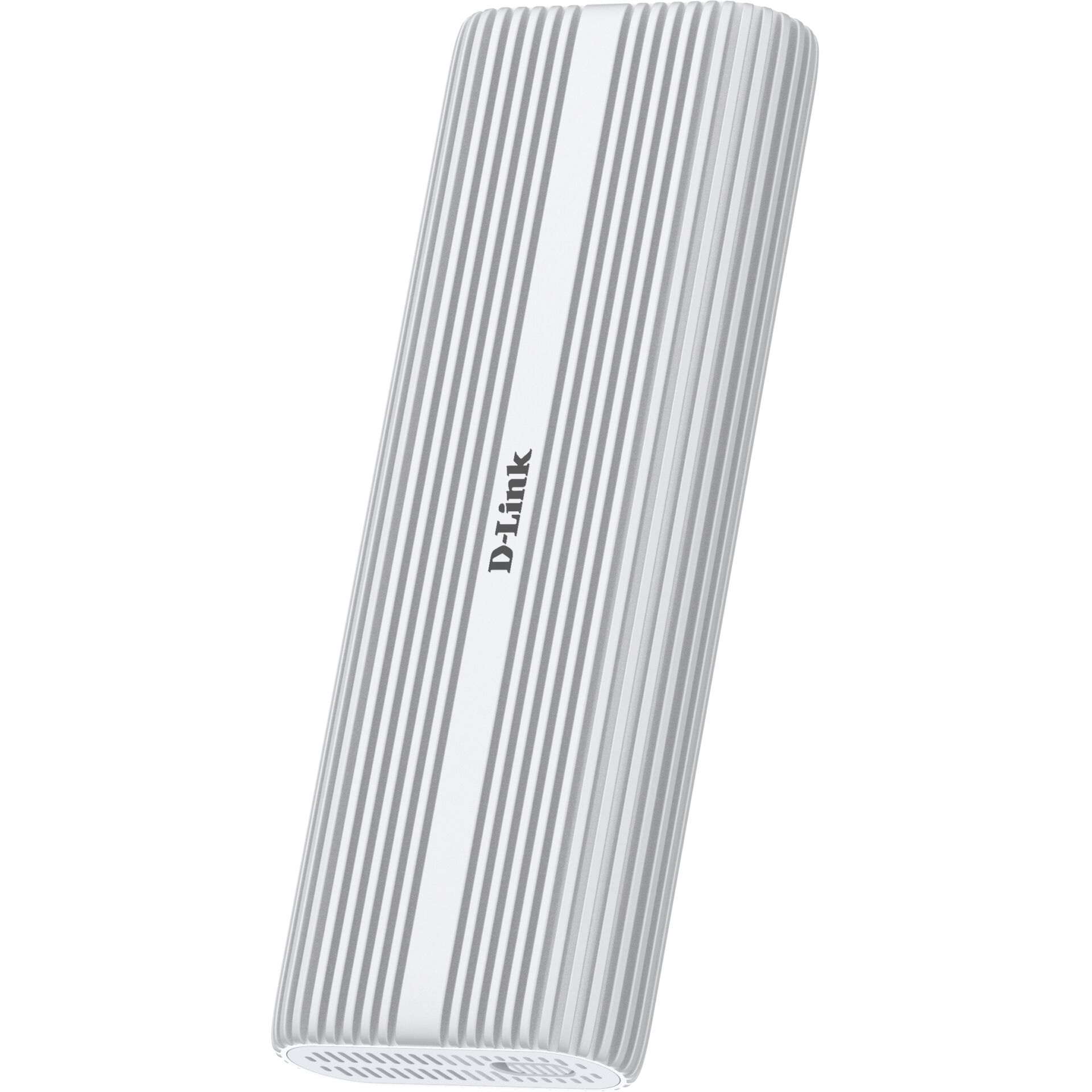 Powerbank, Externer Akku, Aluminium, Rippmuster, D-Link