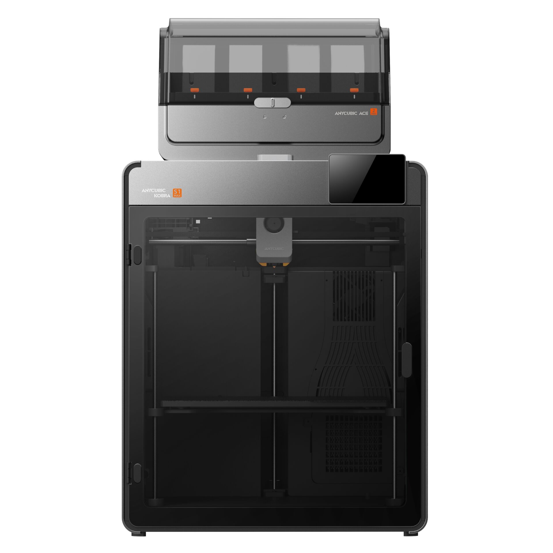 3D-Drucker, Drucker, Schwarz, Tabs, Frontansicht