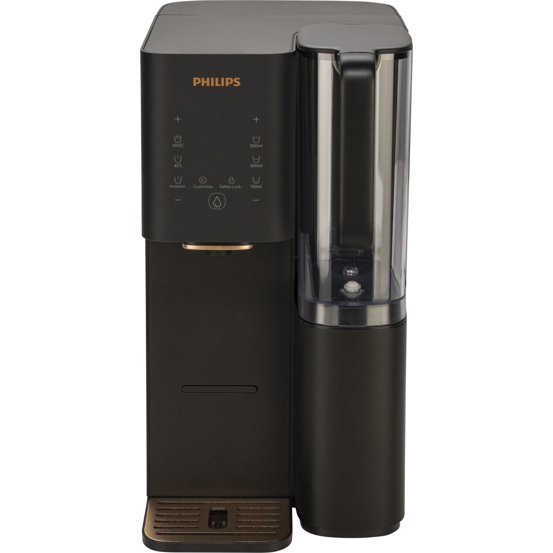 Kaffeemaschine, Kaffeevollautomat, Wasserbehälter, Auslauf, Tassenabstellfläche