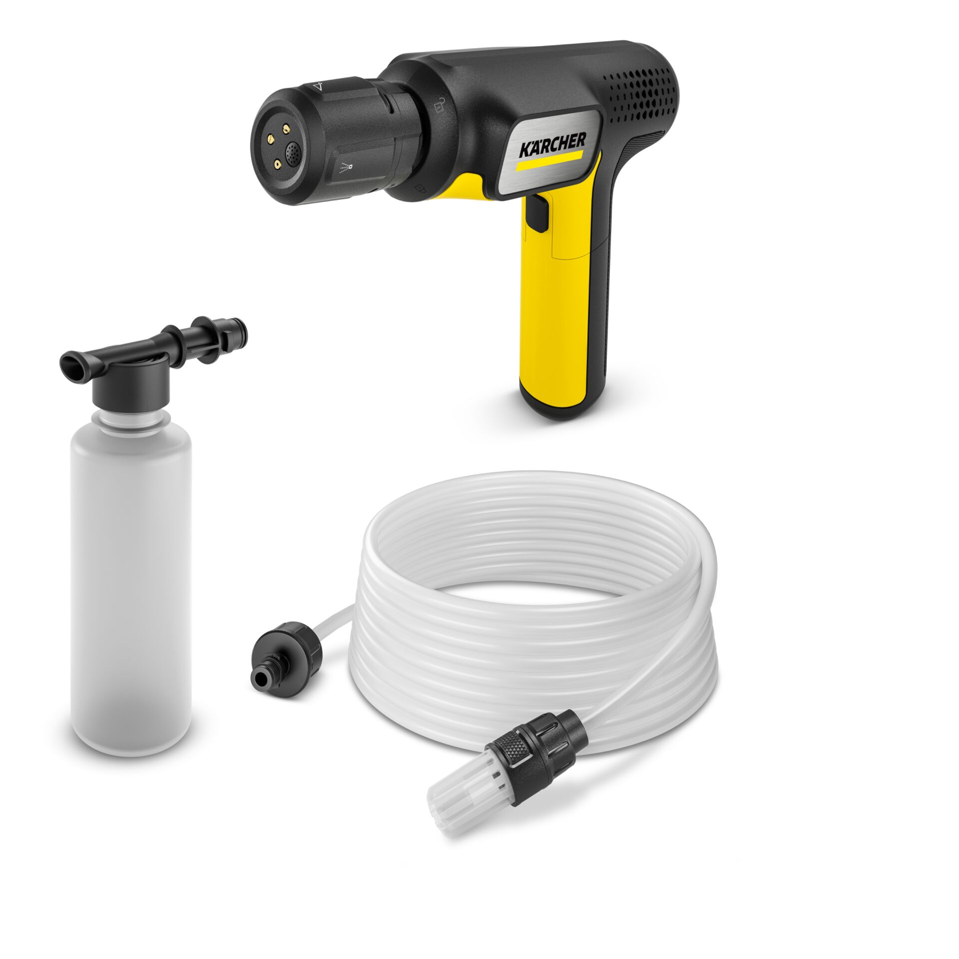 Druckspraygerät, Kärcher, Düse, Schlauch, Flasche