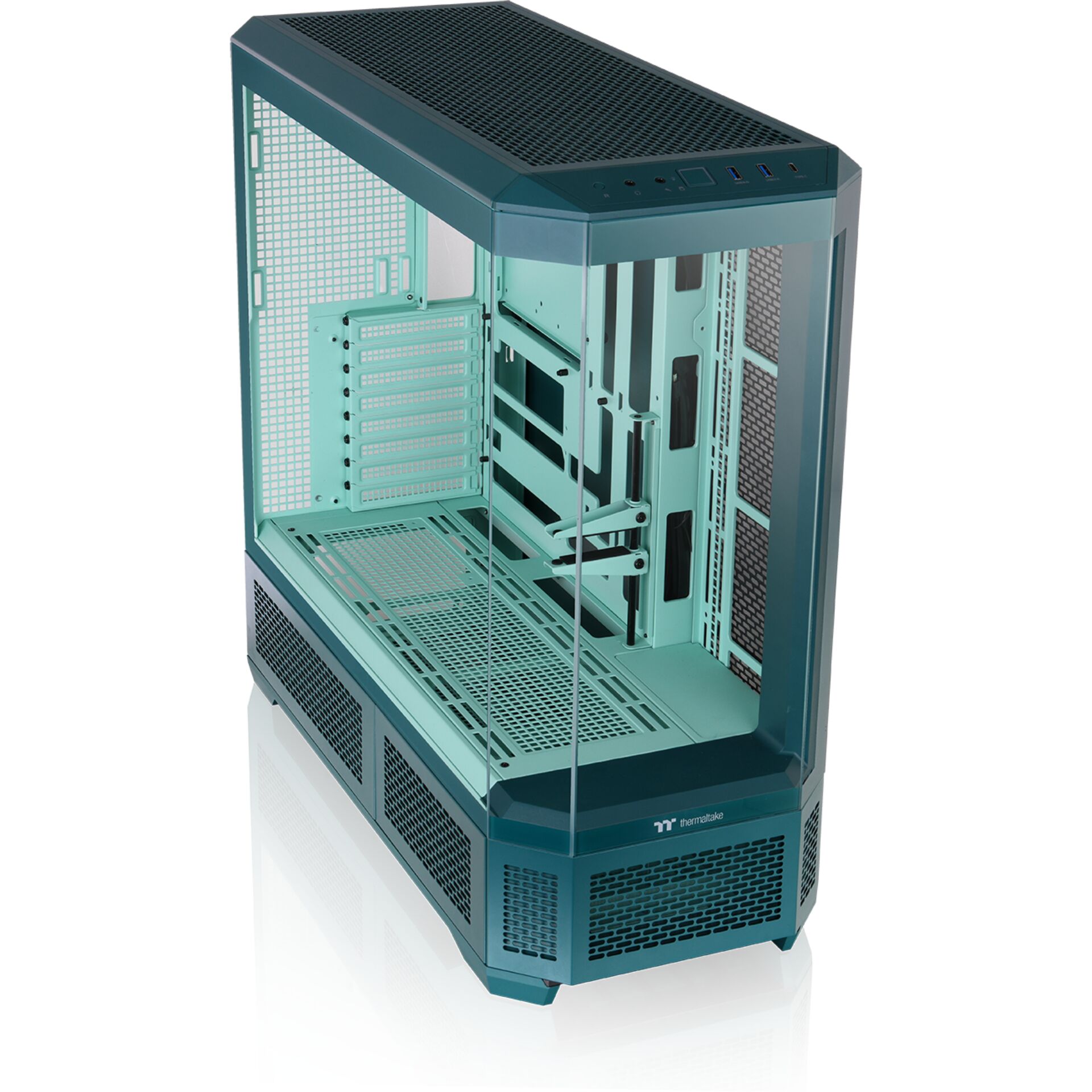 Computer case, Mid tower, Glasfront, Belüftung, RGB hier nicht sichtbar