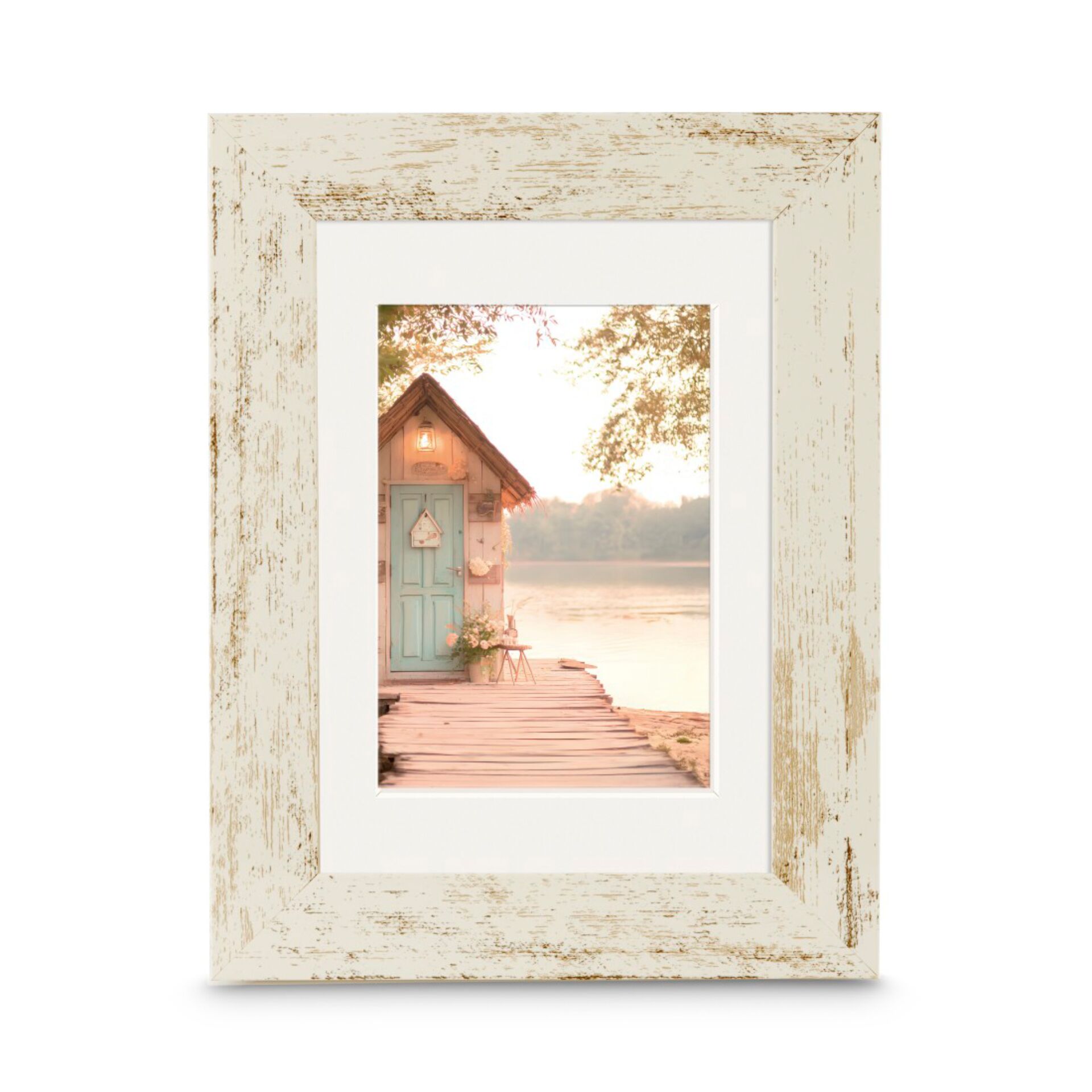 foto rahmen, rustikaler rahmen, holzrahmen, küsten design, druckbild