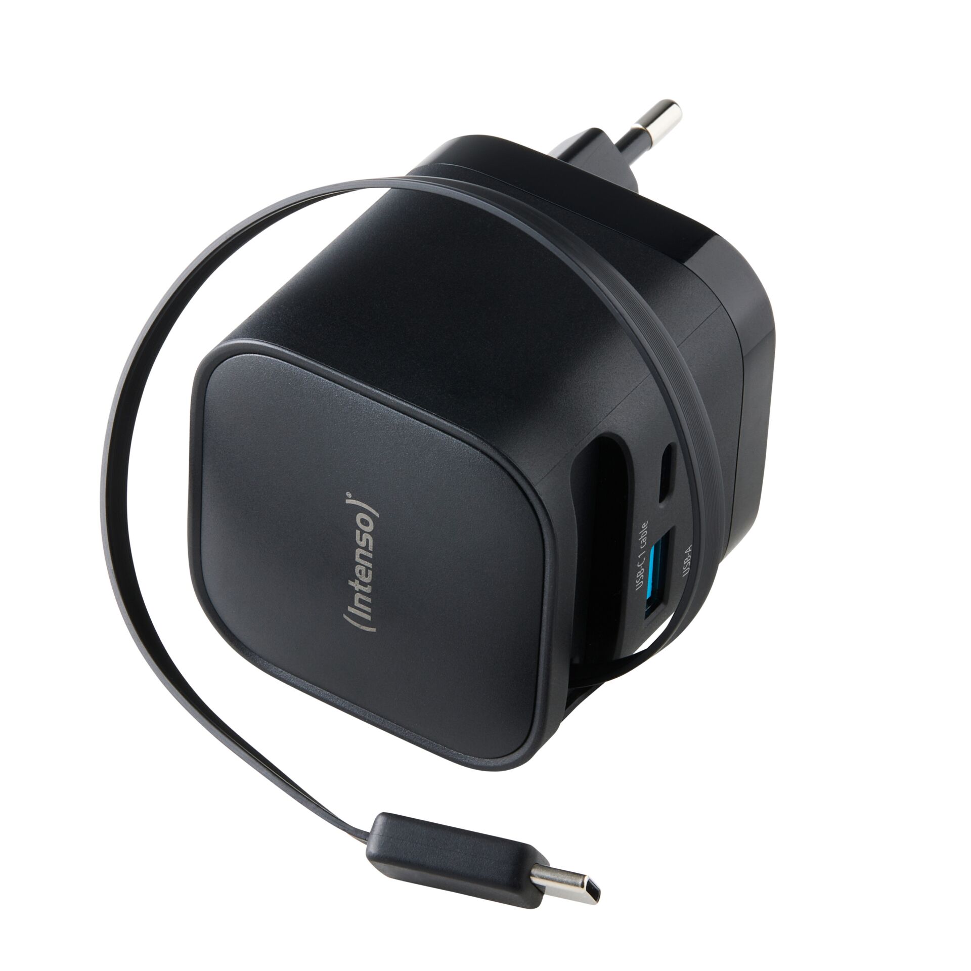 USB-C Adapter, Wandstecker, USB-Port, Kompakte Netzadapter, Intenso Marke