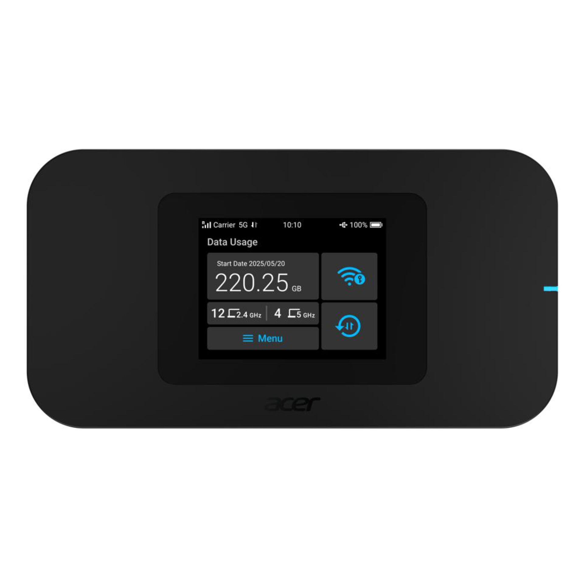 WLAN-Router, Mobile Hotspot, Display, Schwarz, Acer