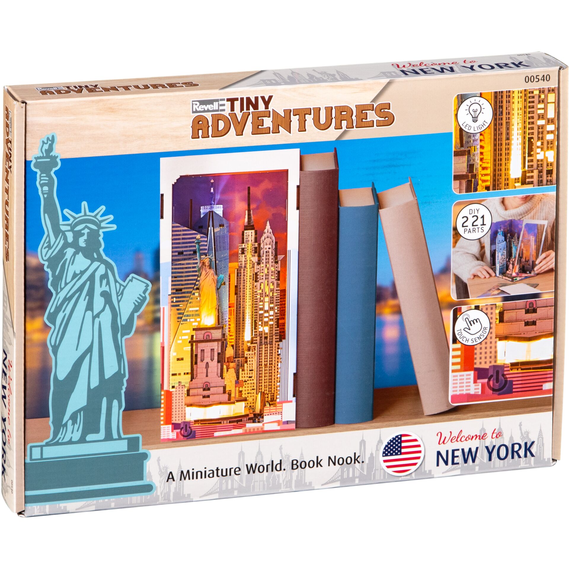 Miniatur, Abenteuer, Buchnische, Stadtlandschaft, New York