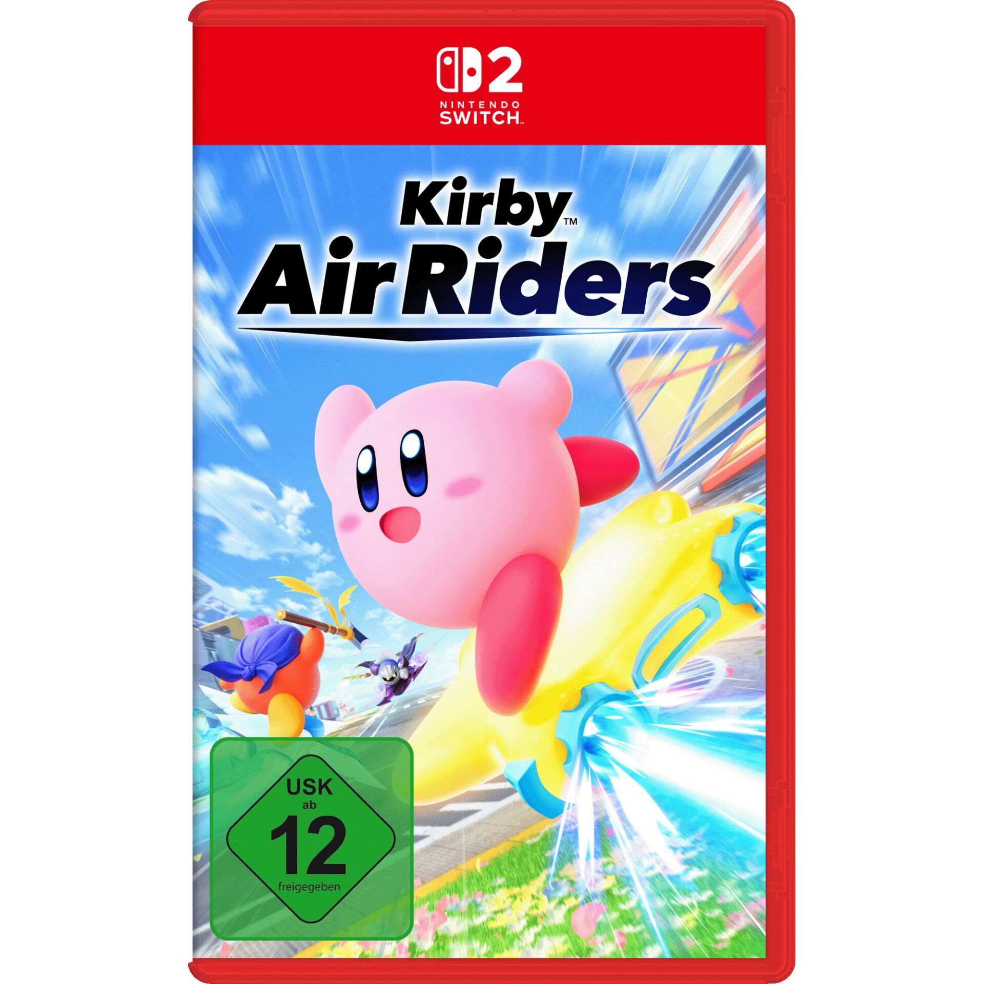Nintendo Switch, Kirby, Air Riders, Cover art, USK 12