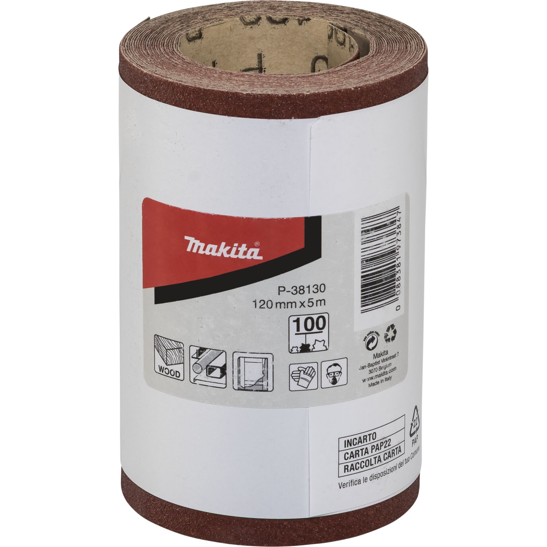 Makita Sanding Roll     120mmx5m  K100