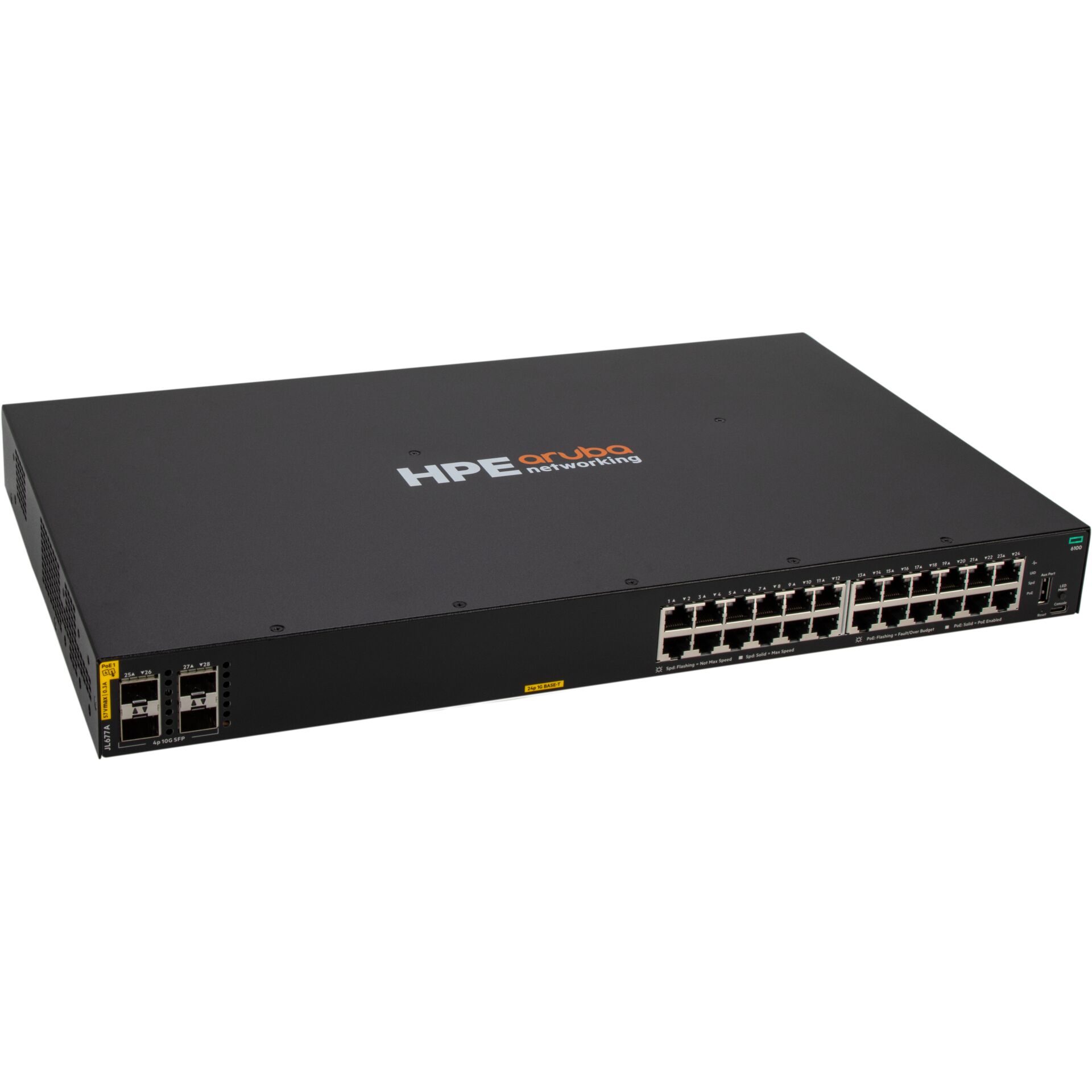 switch, netzwerk-switch, 24-port, rack-montage, PoE-aus, Netzwerk-Switch, Gigabit, 24-Port, Rackmontage, HPE Aruba