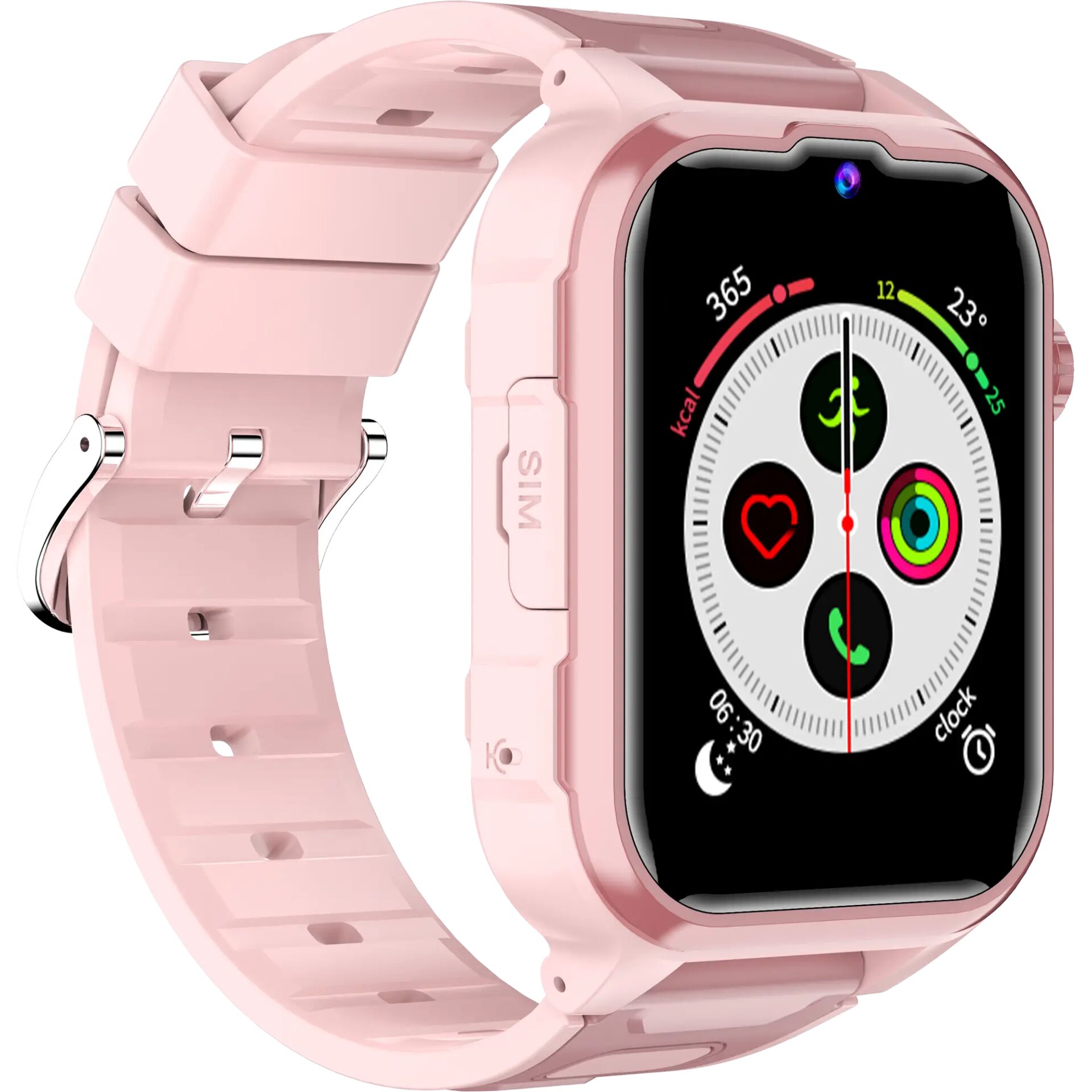 smartwatch, pink, digital, uhr, armband