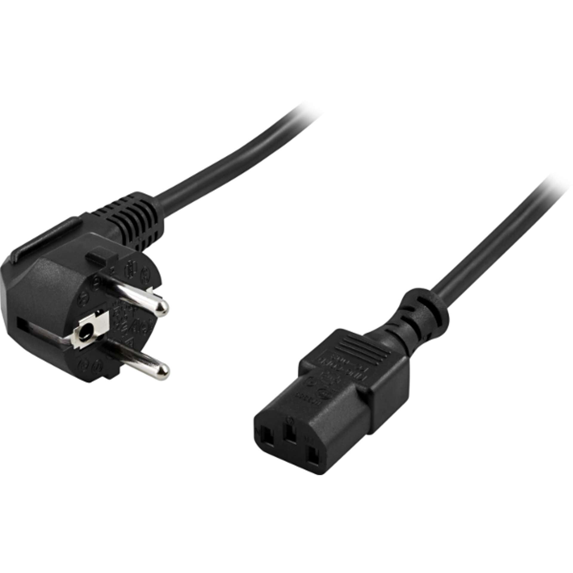 Energiekabel, Stecker, Schwarz, Netzkabel, Dreipoliger Stecker